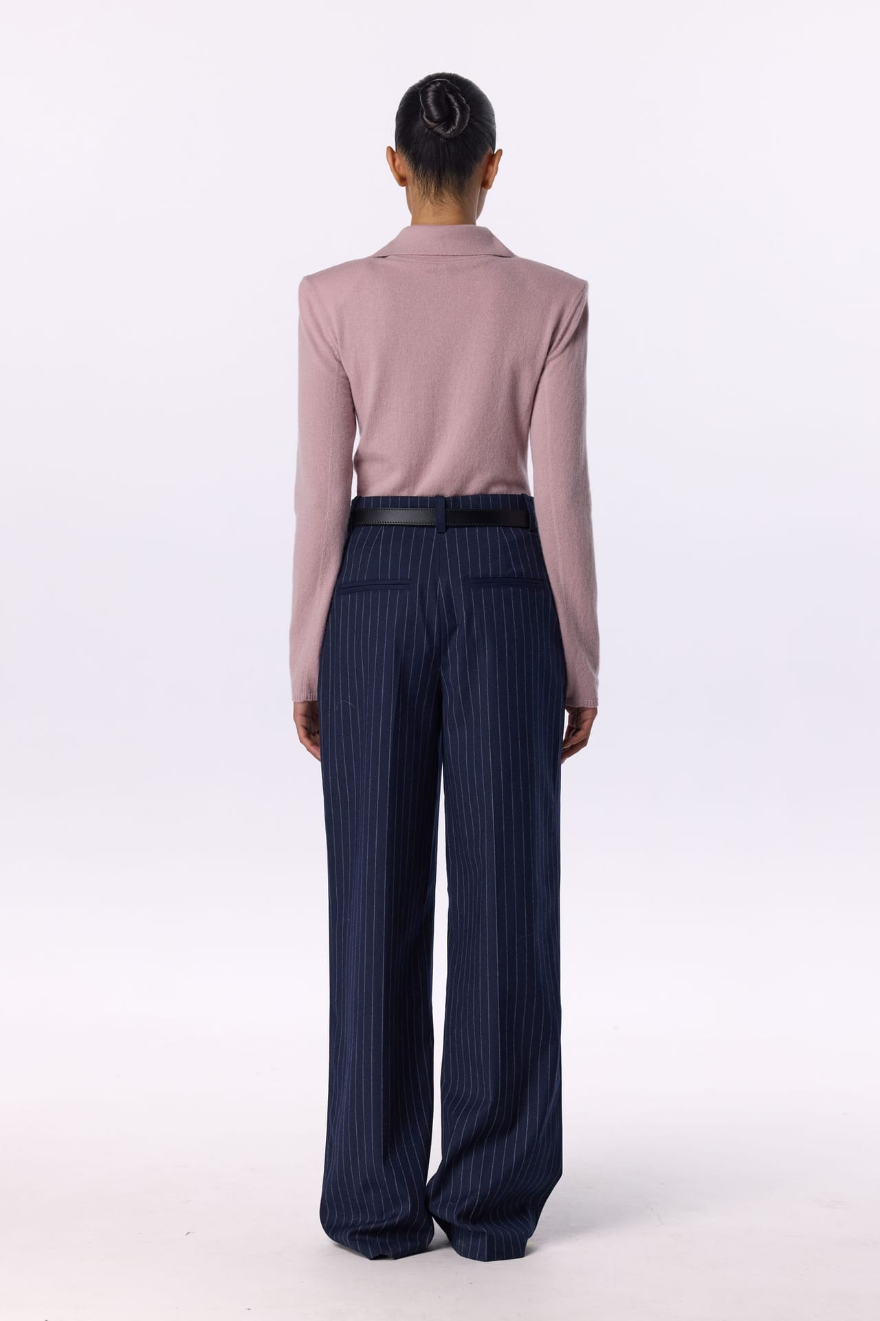 Mid-rise wool pants - Photo 2
