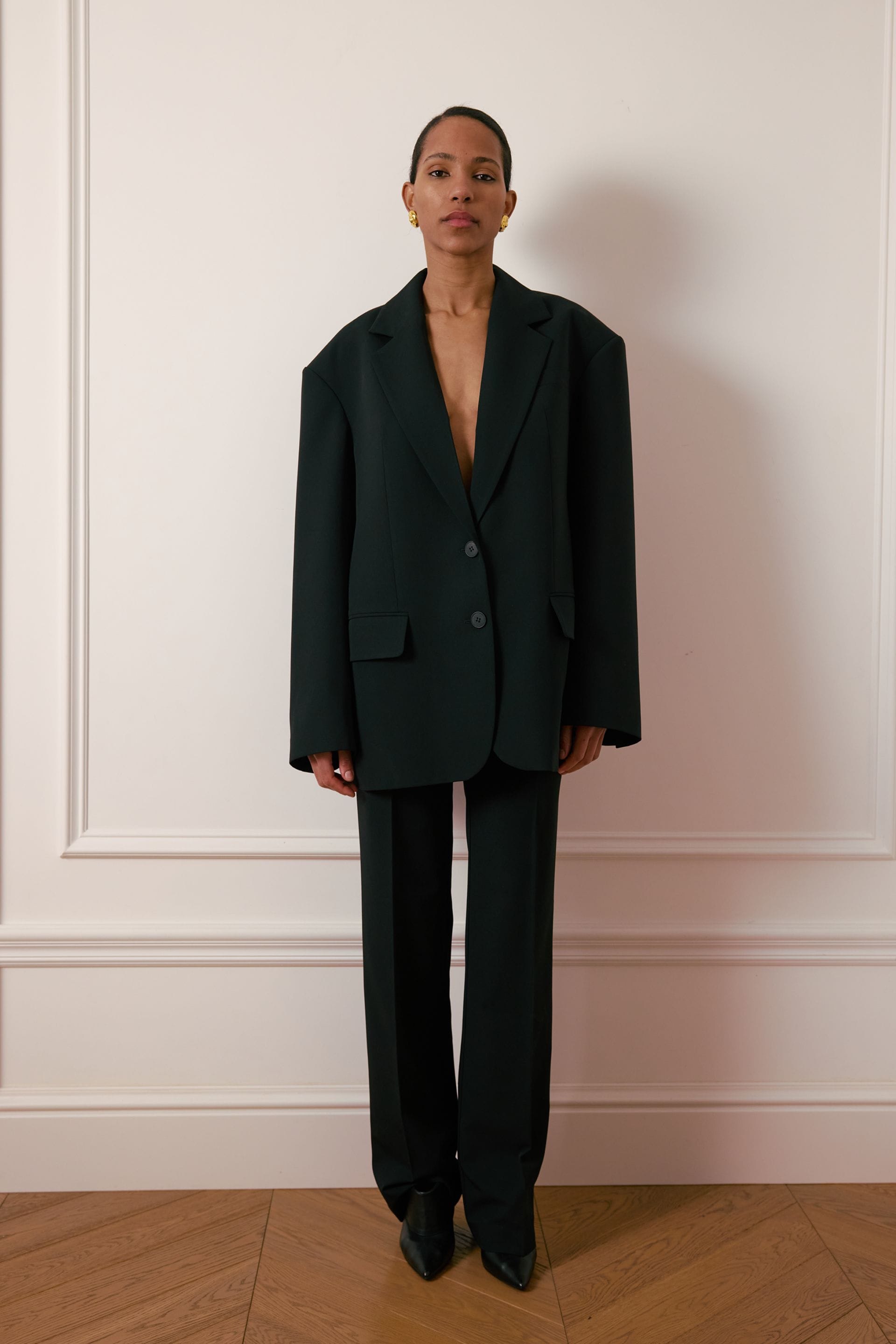 Pantalon de coton lisse et ajusté - WWB-P1123-2-11 - Photo 1