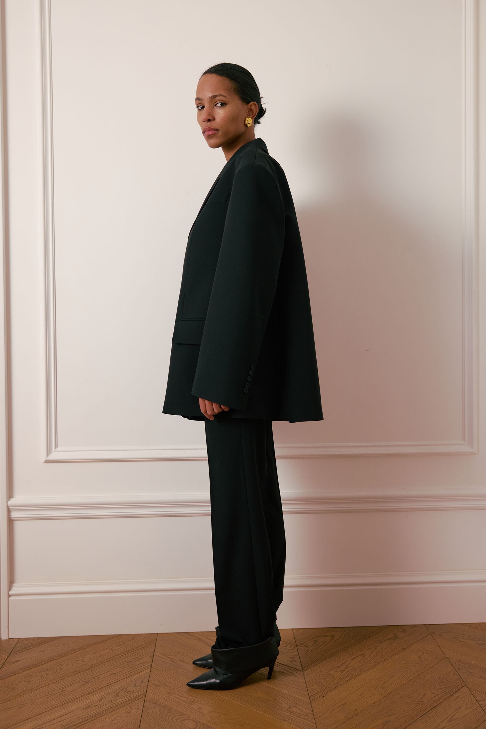 Pantalon de coton lisse et ajusté - WWB-P1123-2-11 - Photo 2