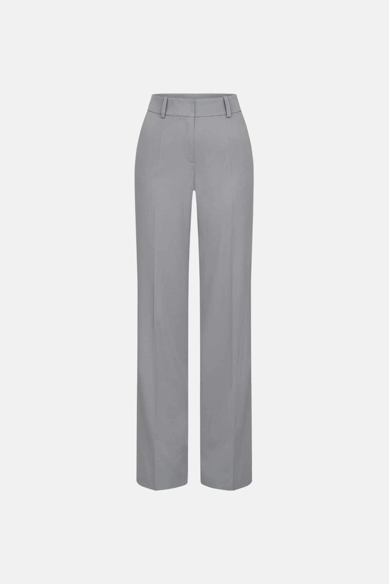 Pantalon de coton lisse et ajusté - Photo 1