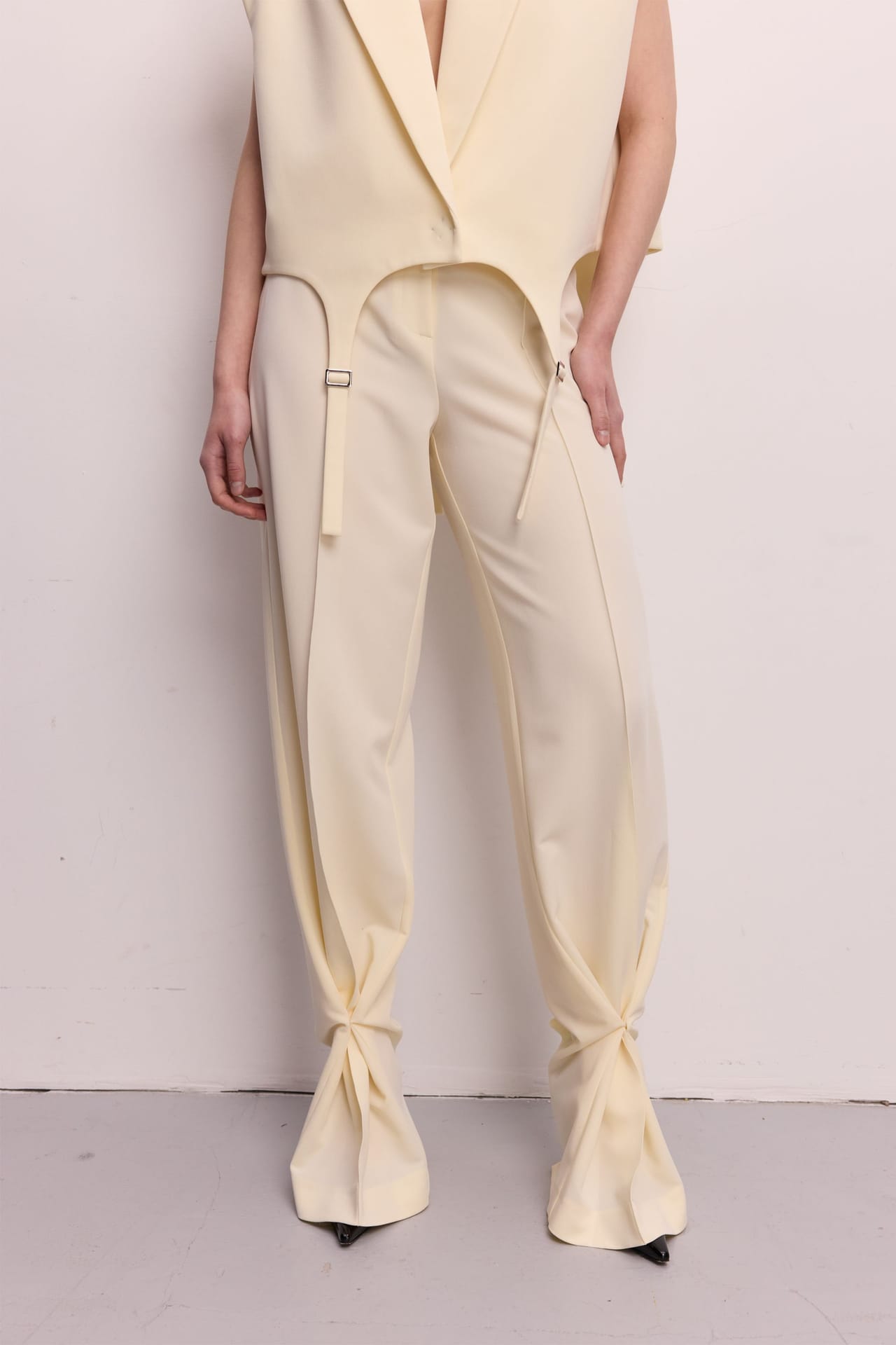 Pantalon en coton Fold - Photo 5