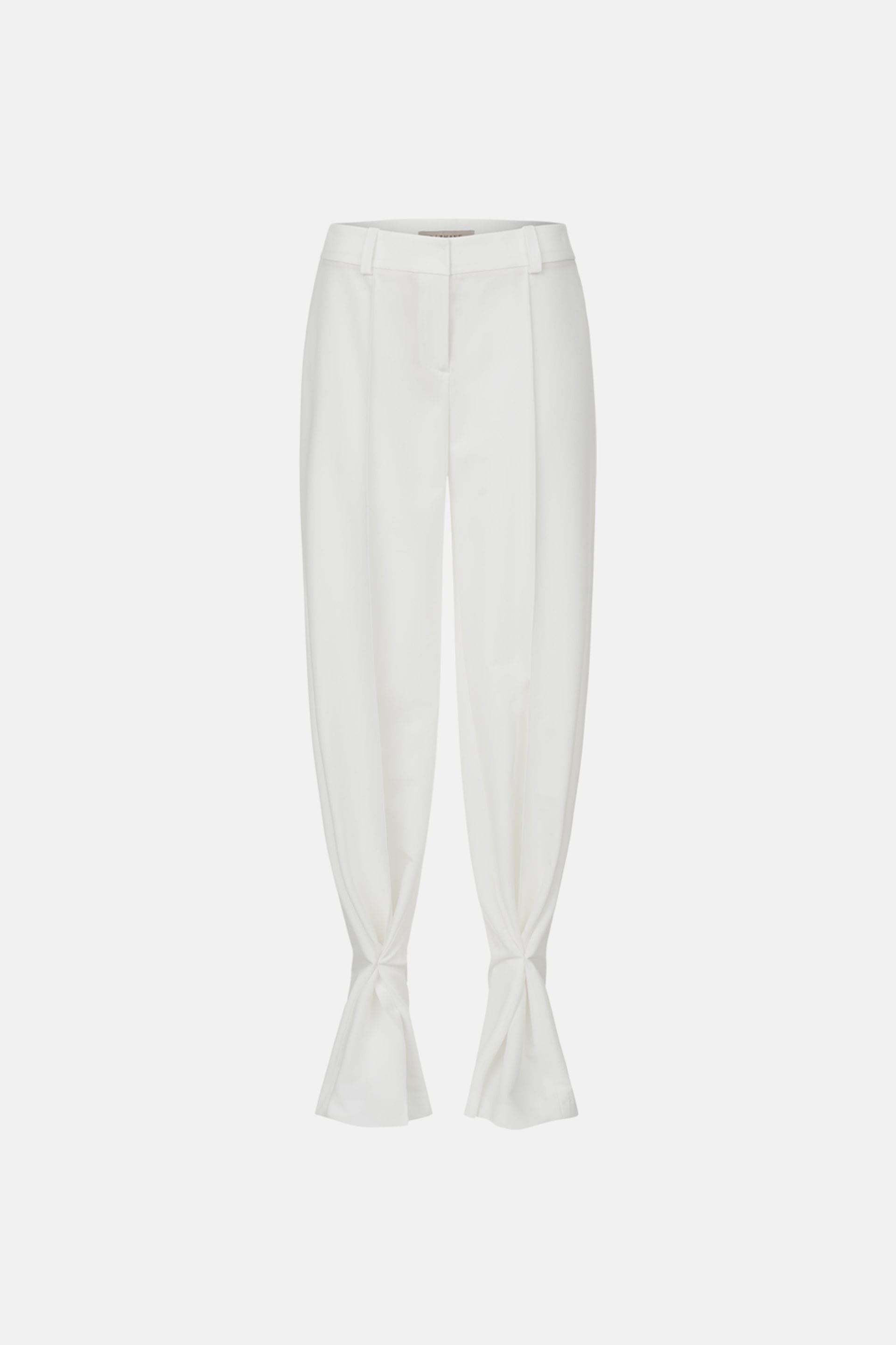 Fold cotton trousers - WWB-P1145-3-12 - Photo 3