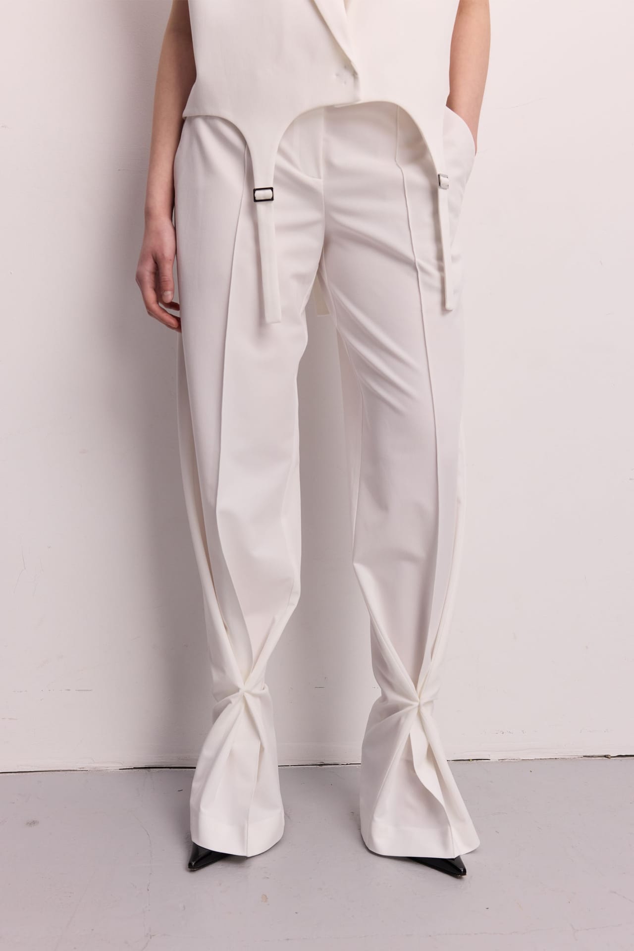 Pantalon en coton Fold - Photo 5