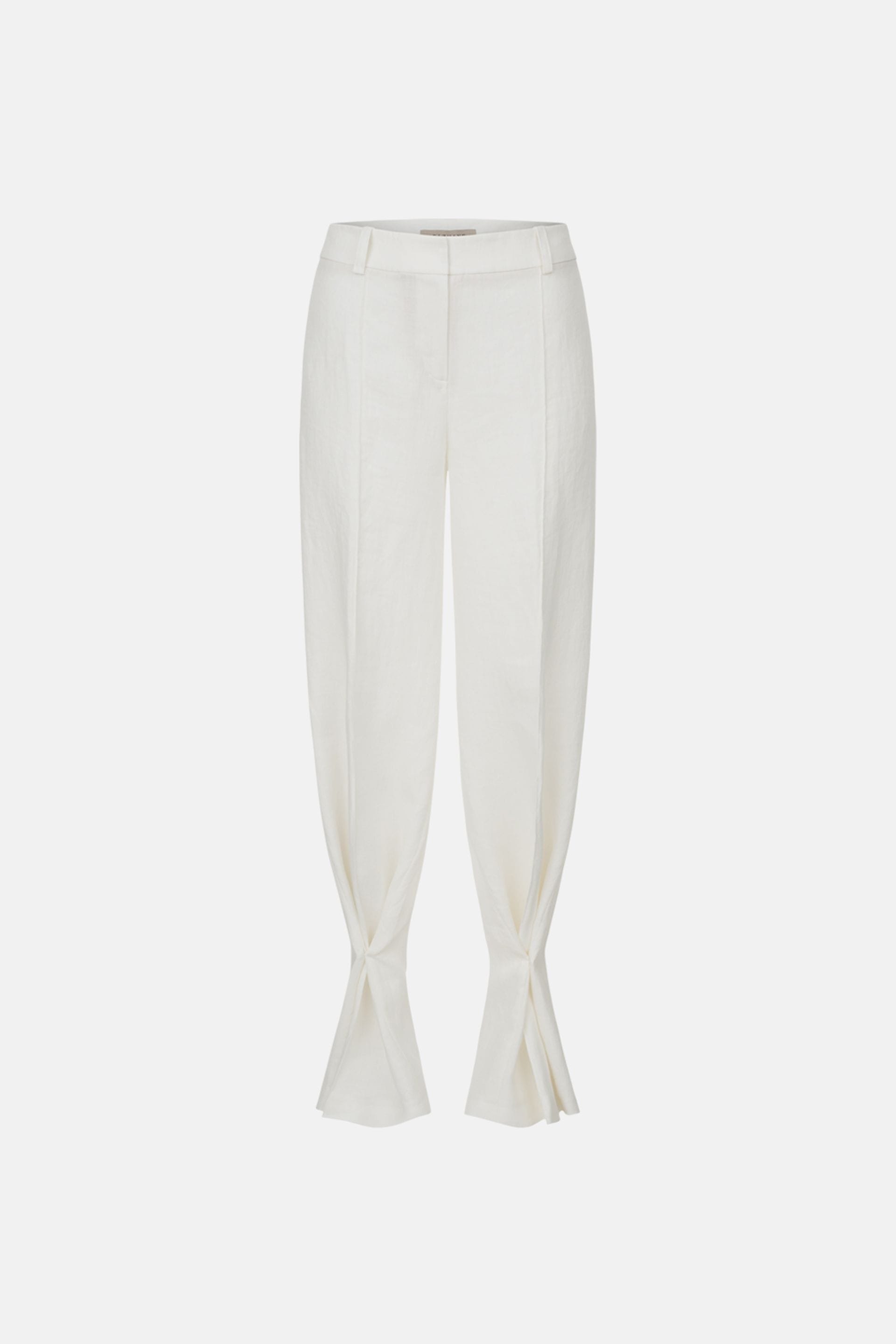 Fold linen trousers - WWB-P1145-3-14 - Photo 2