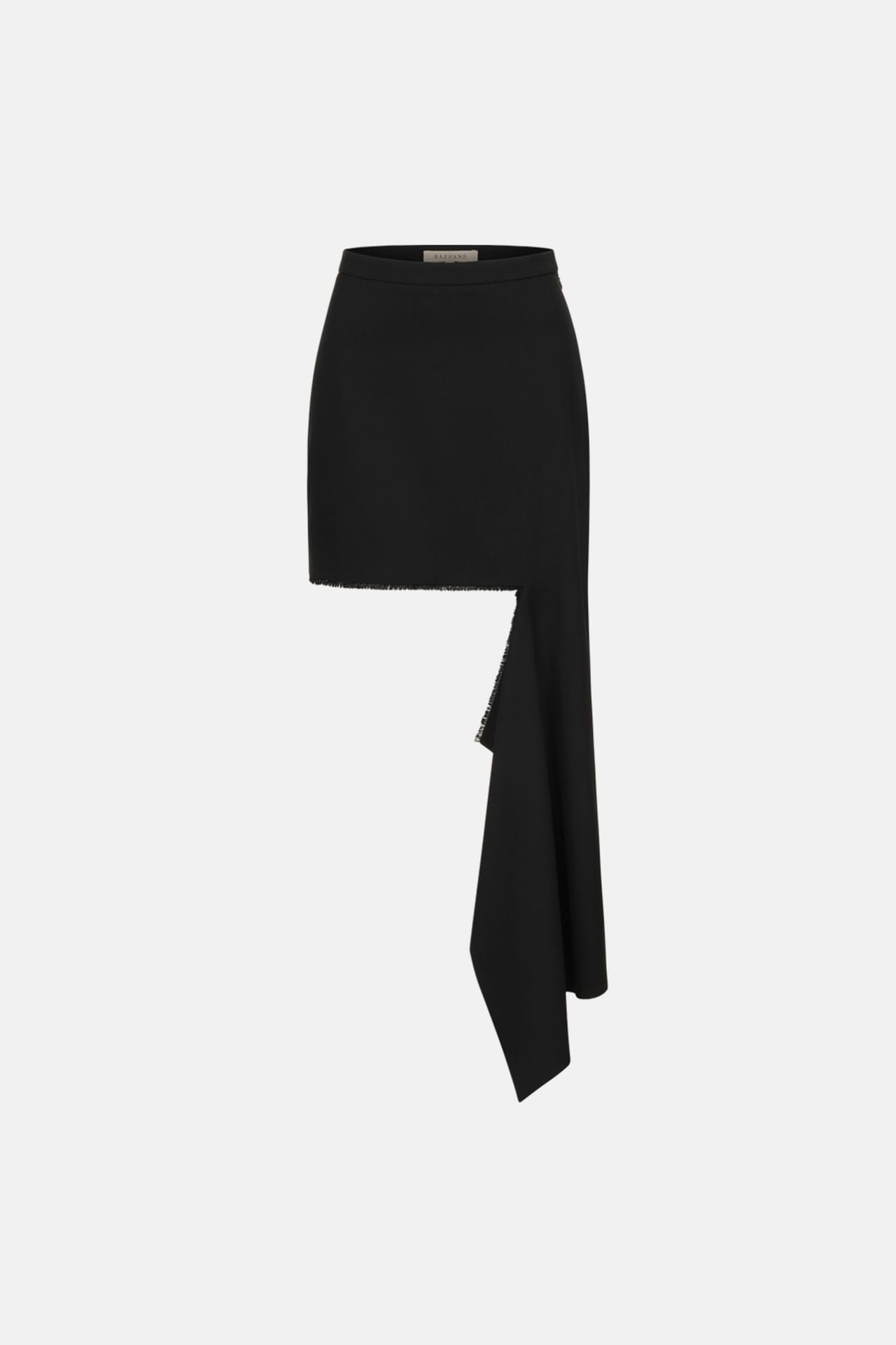 Cotton mini skirt with cut-out detail - Photo 3