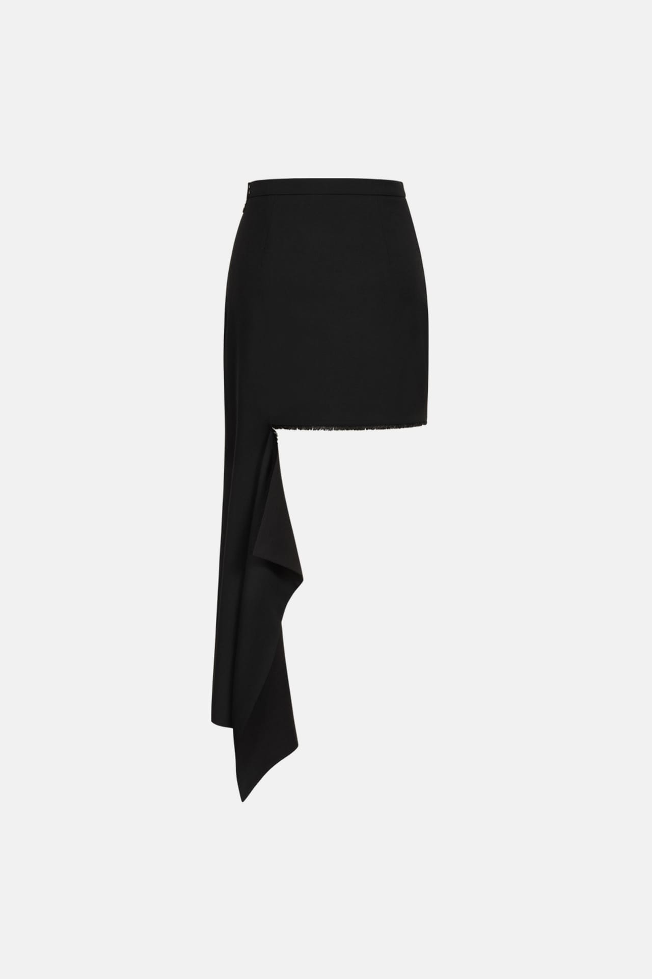 Cotton mini skirt with cut-out detail - Photo 4