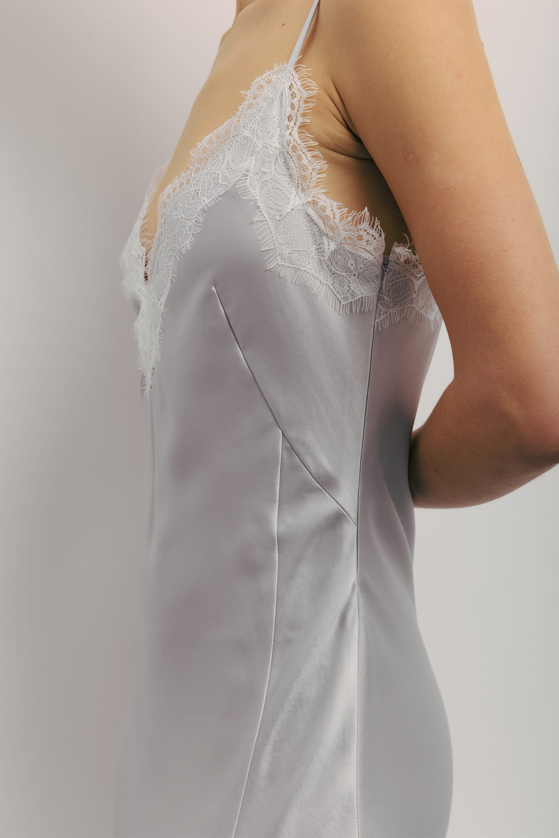 Robe maxi avec dentelle - WWT-DR1073-7-6 - Photo 5