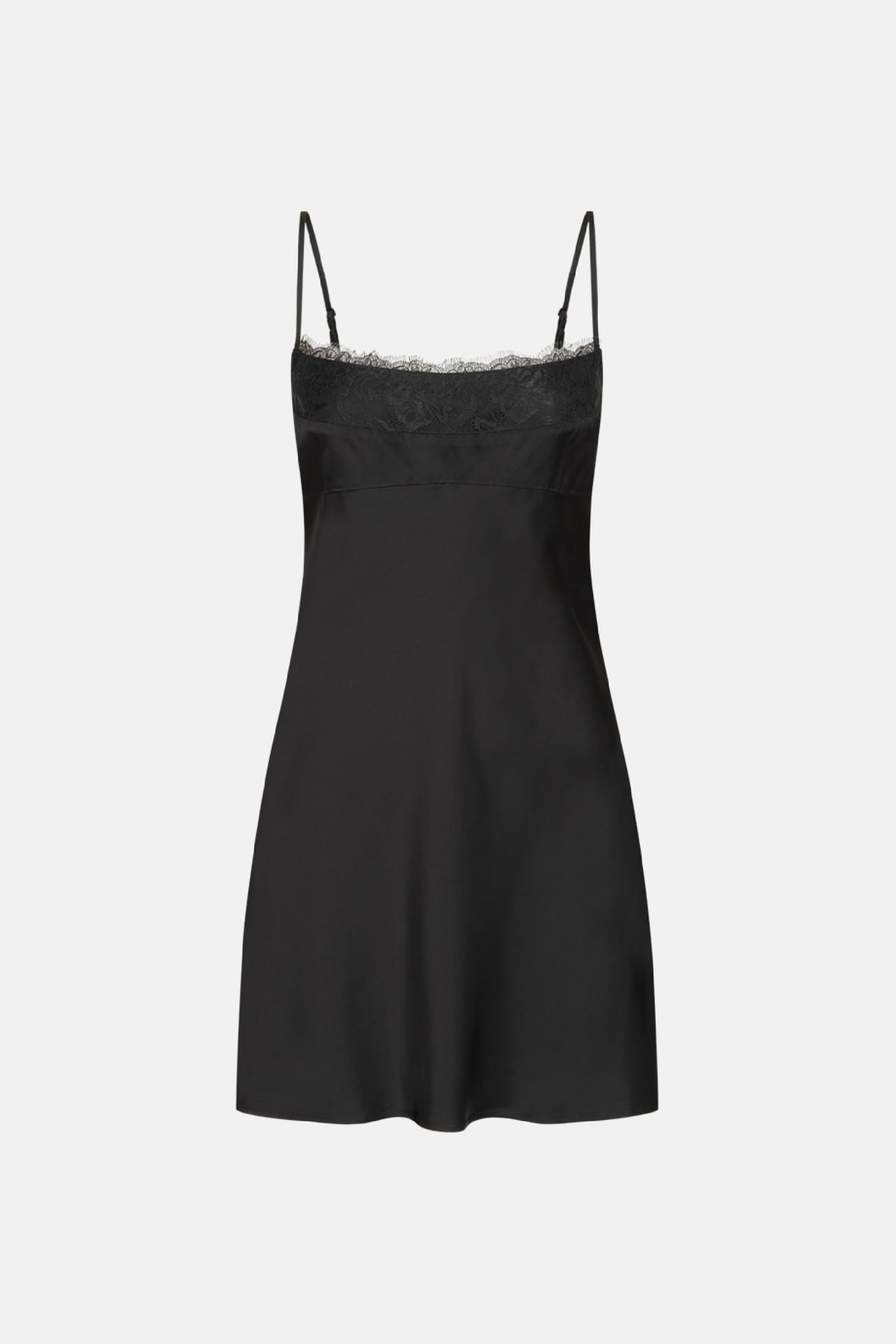 Mini robe à fines bretelles et dentelle - Photo 3