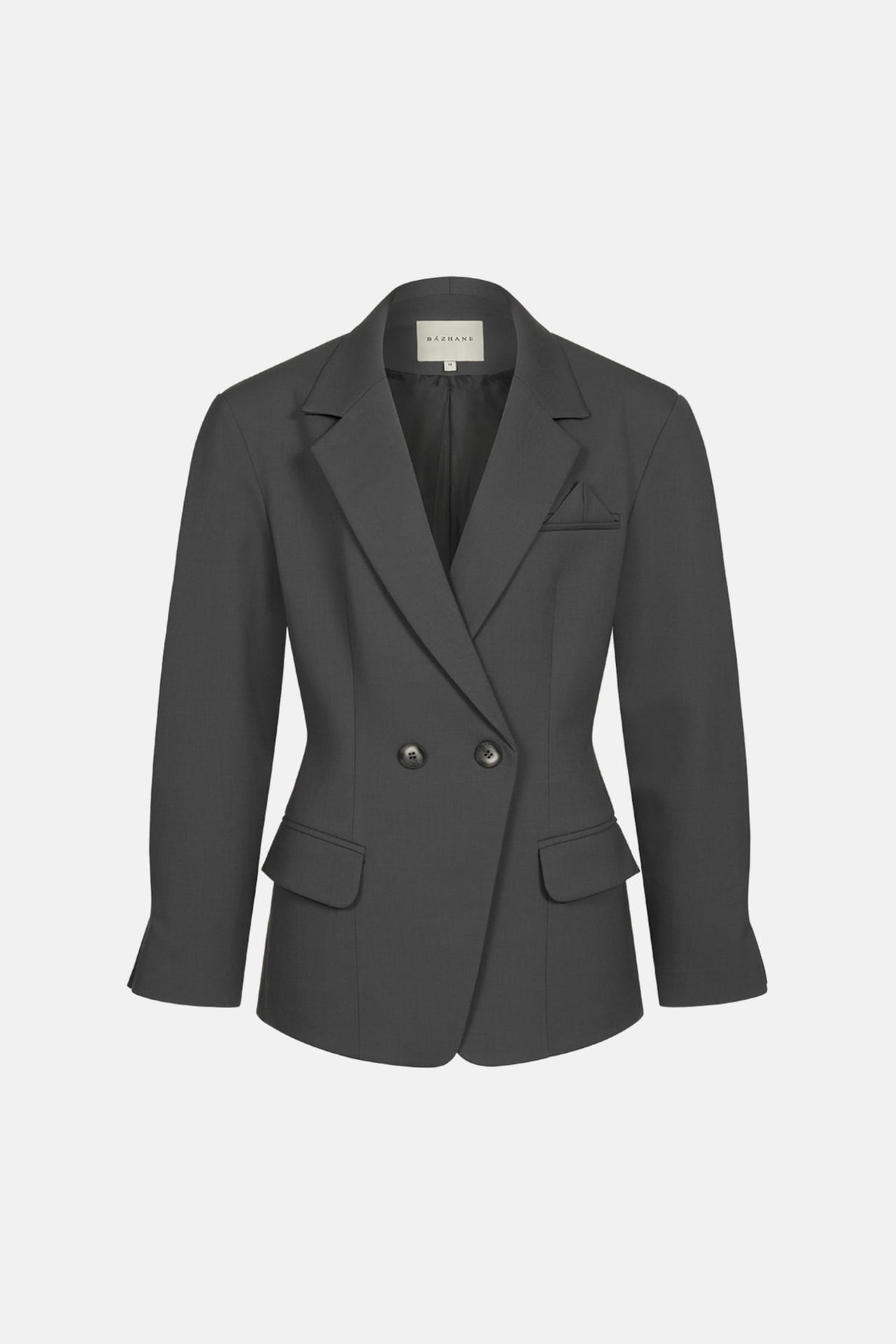 Veste ajustée en laine - Photo 1