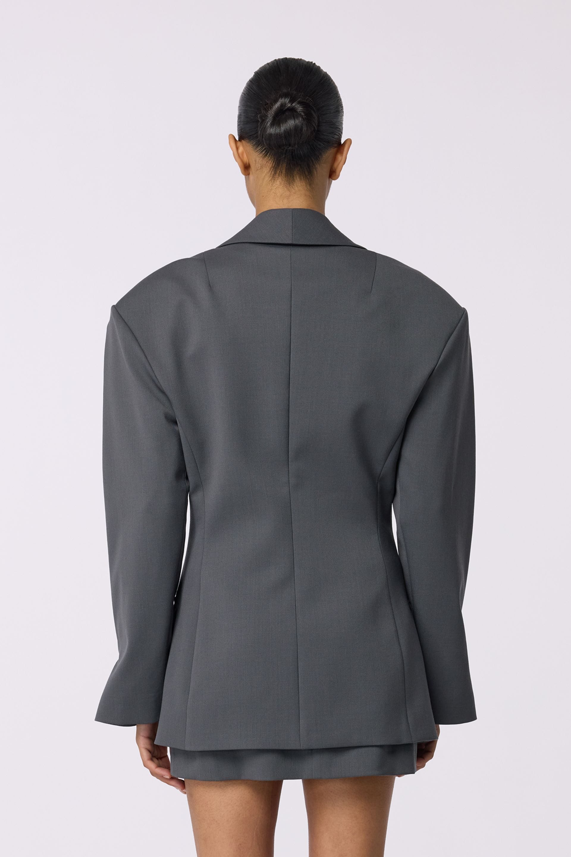 Veste ajustée en laine - WWT-J1047-18-1 - Photo 4