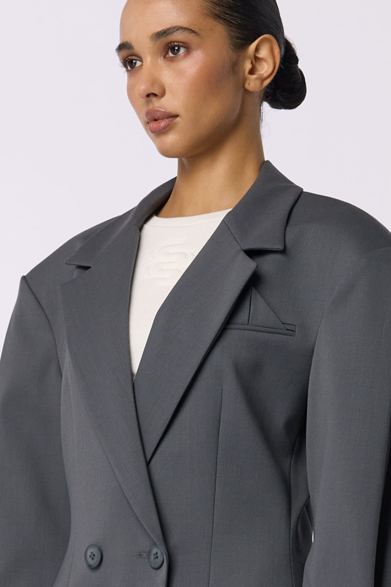 Veste ajustée en laine - Photo 5