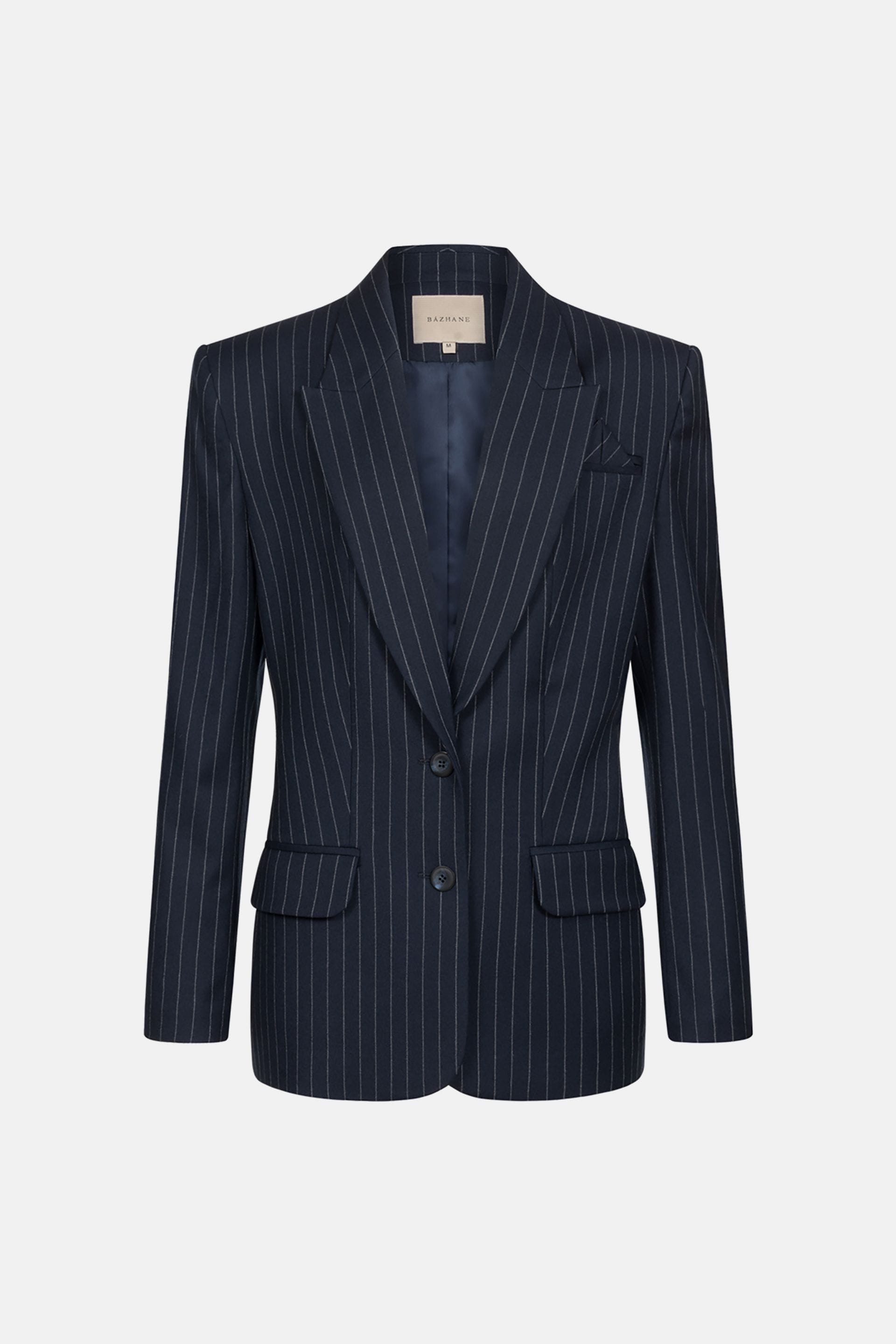 Veste en laine cintrée à un bouton - WWT-J1054-17-2 - Photo 3