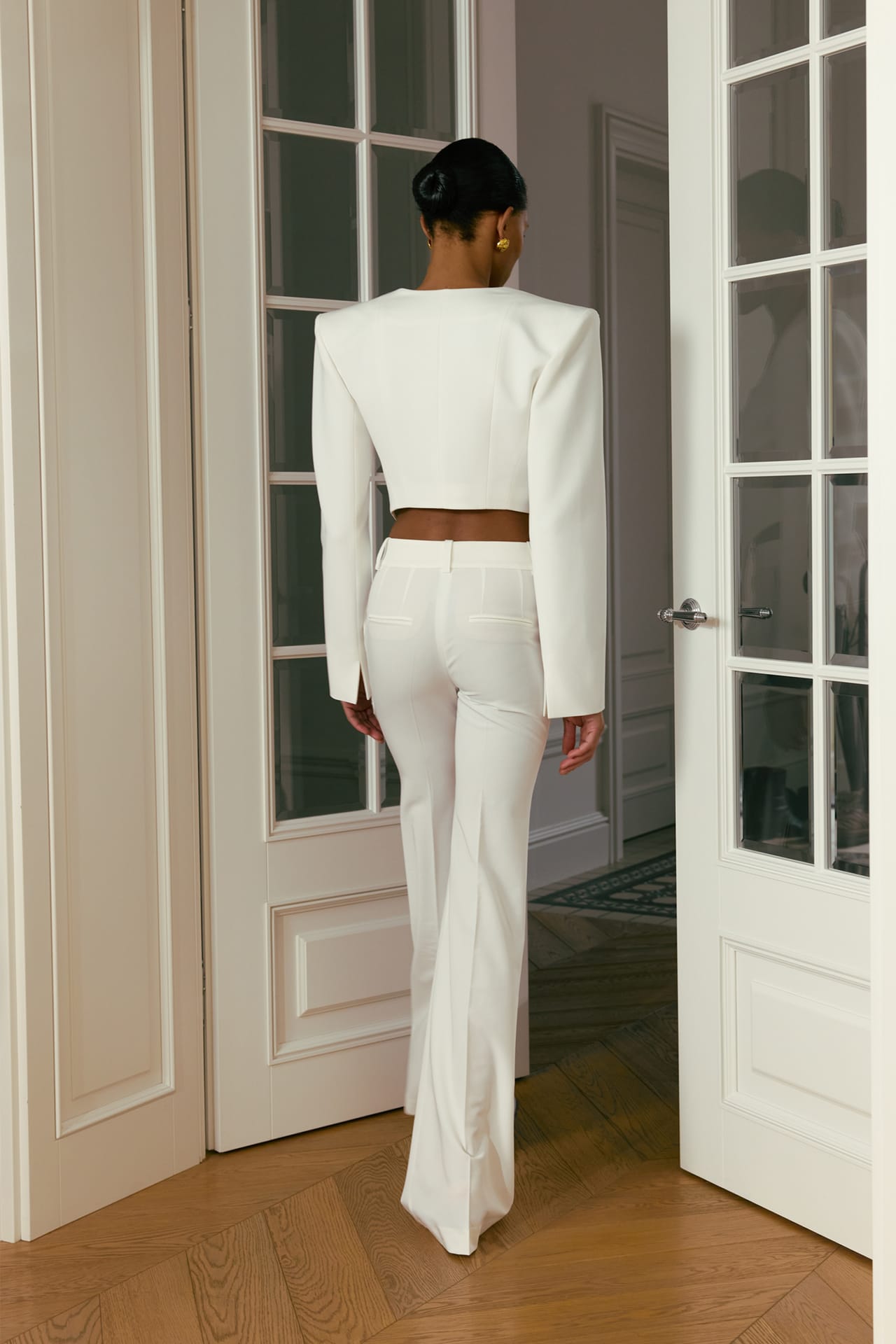 Blazer en coton Corset - Photo 2