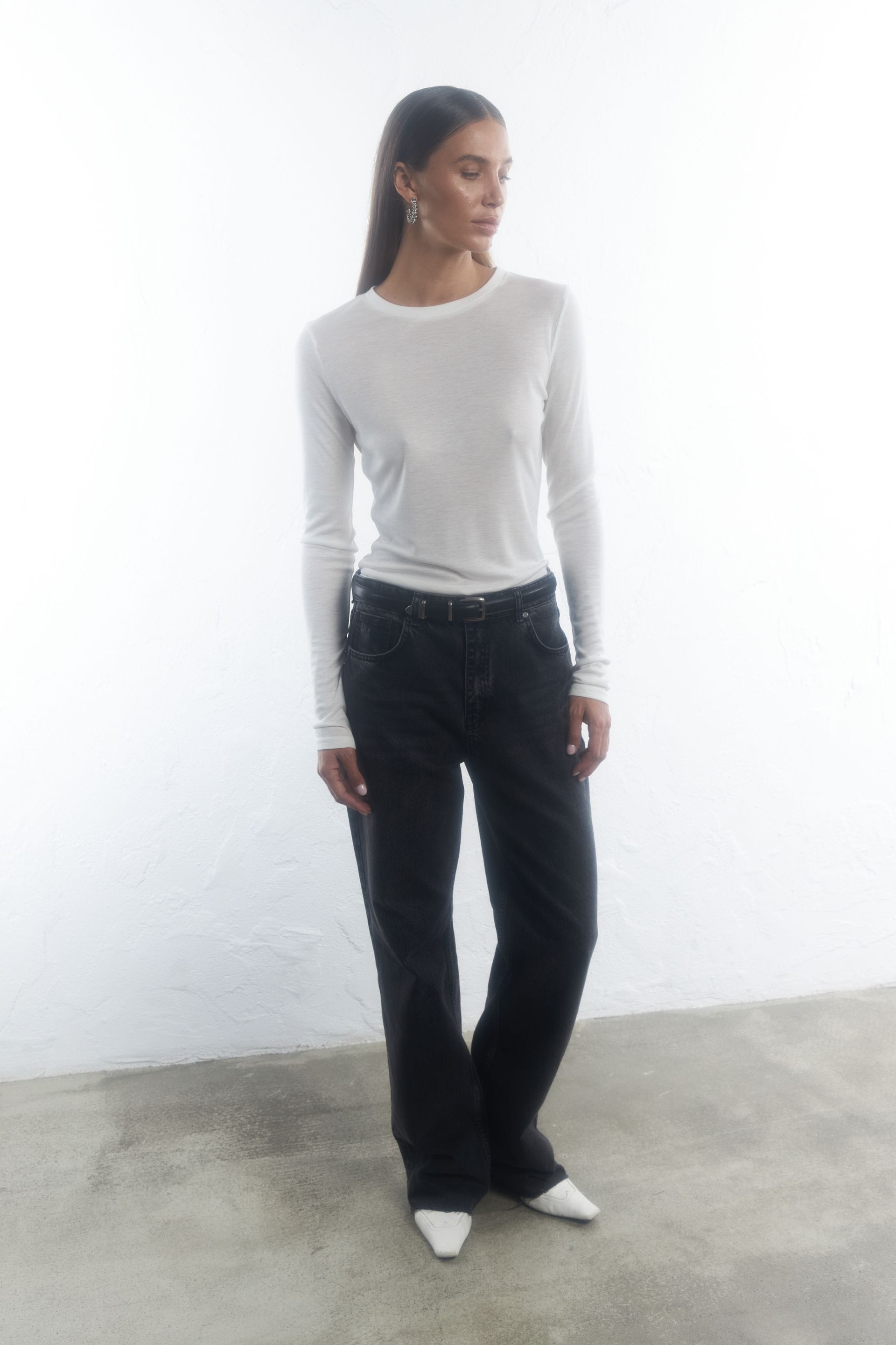 Longsleeve cintré semi-transparent - WWT-LS1058-3-10 - Photo 2