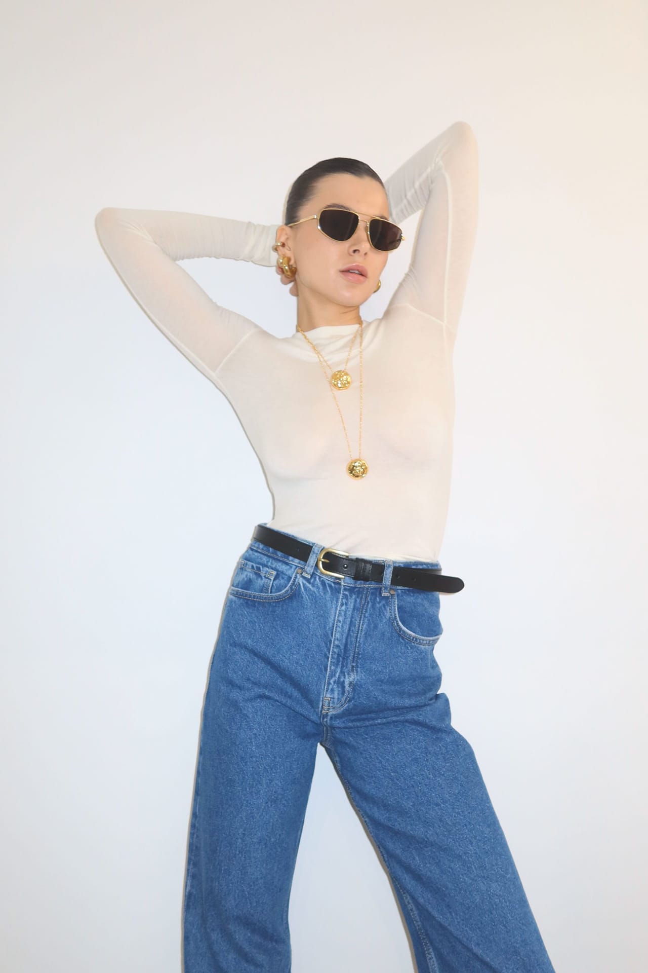 Longsleeve cintré semi-transparent - Photo 3