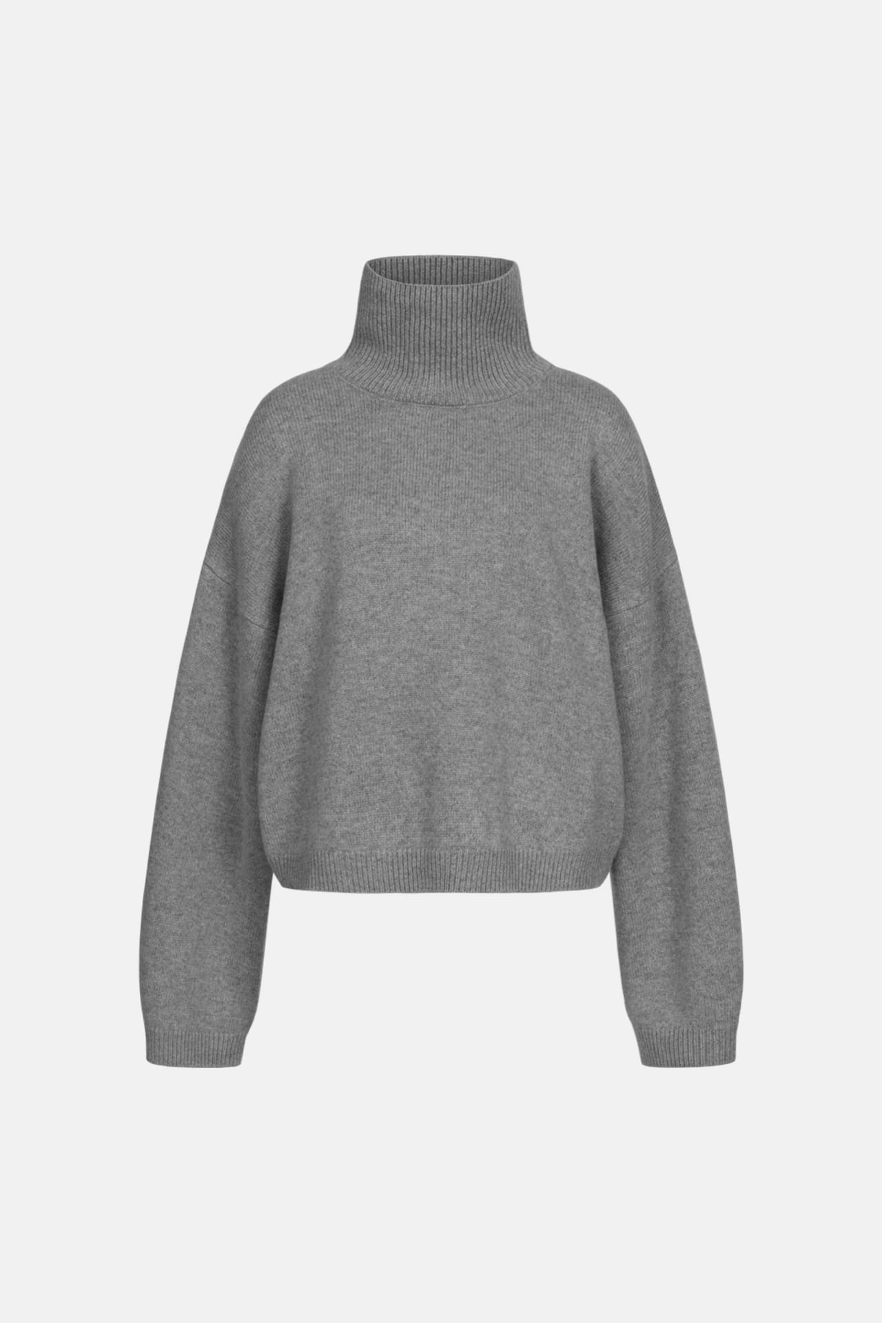 Sweter oversize o skróconym kroju - Photo 1