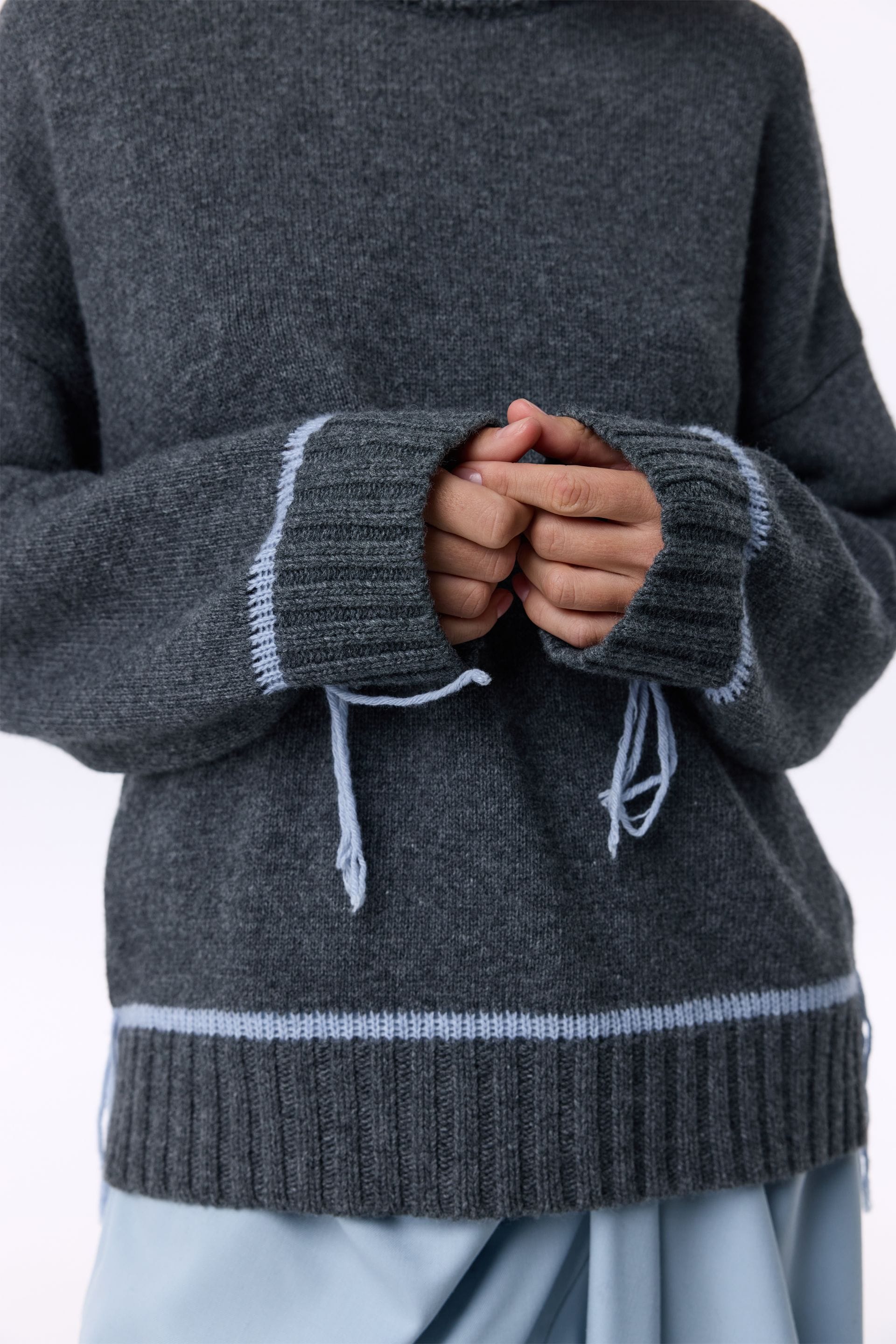 Sweter Contrast - WWT-SW4070-86-159 - Photo 5