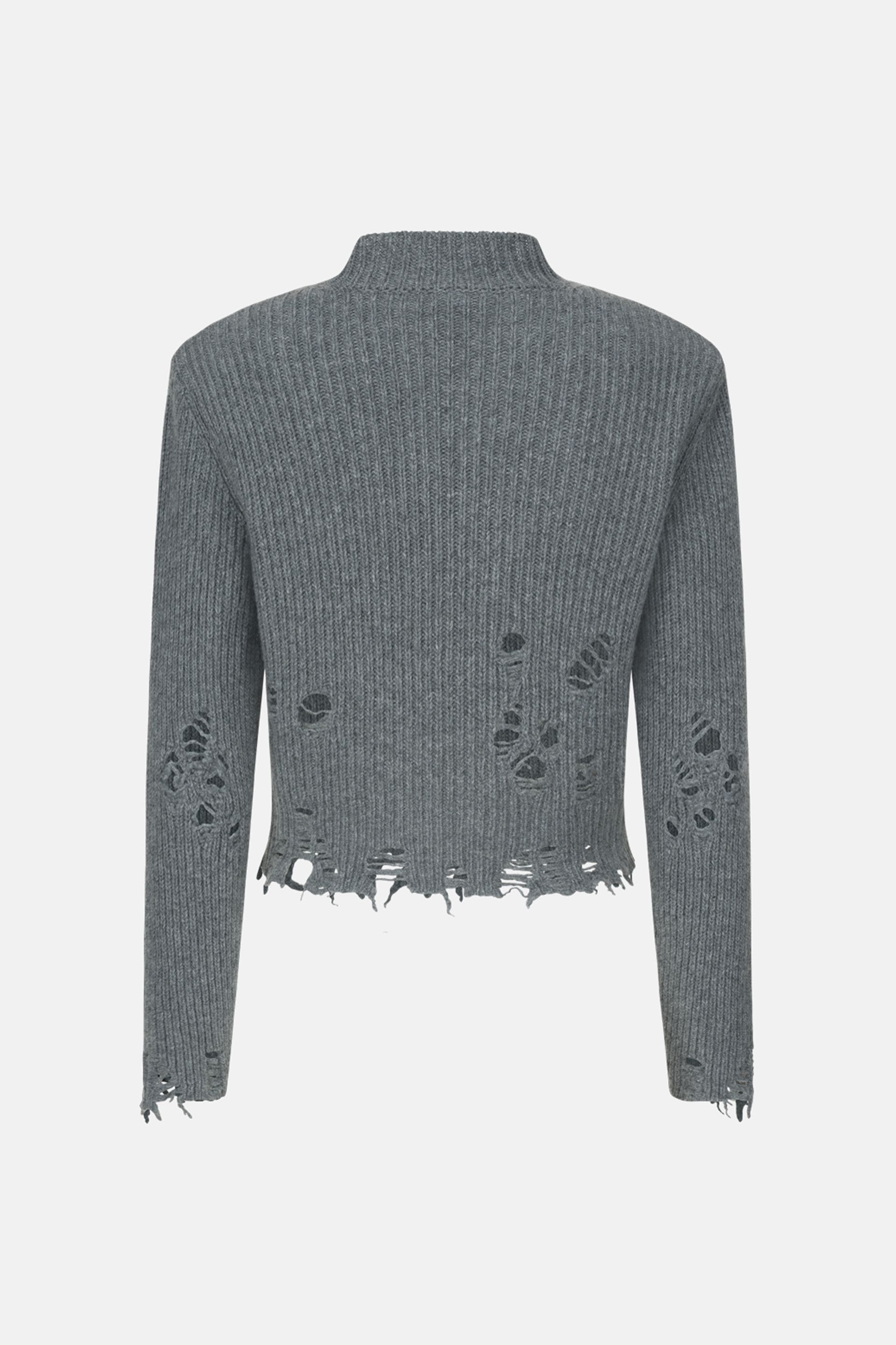 Sweter Kurt Cropped - WWT-SW4079-7-159 - Photo 3