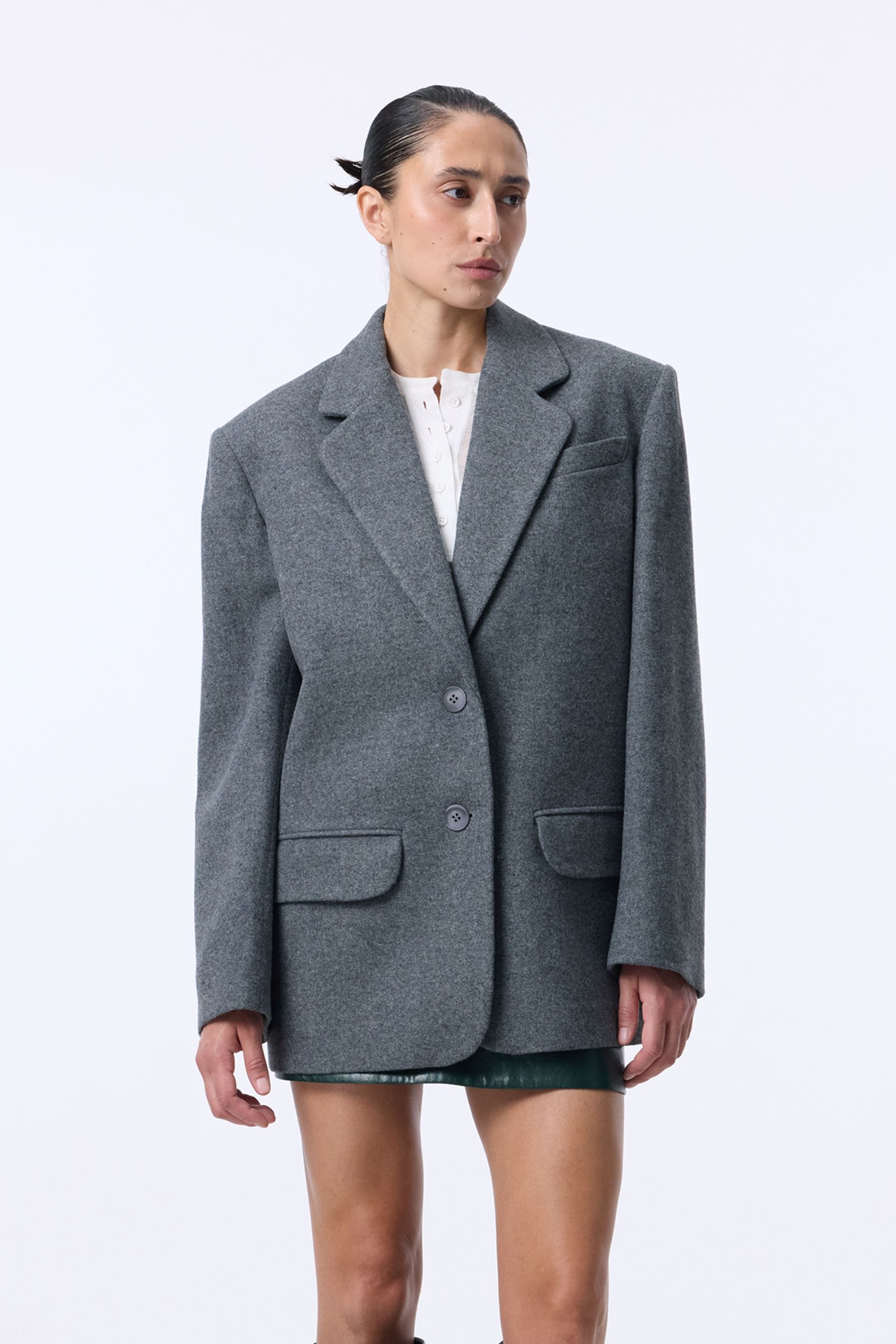Manteau-veste oversize - WWU-JC1034-7-5 - Photo 1