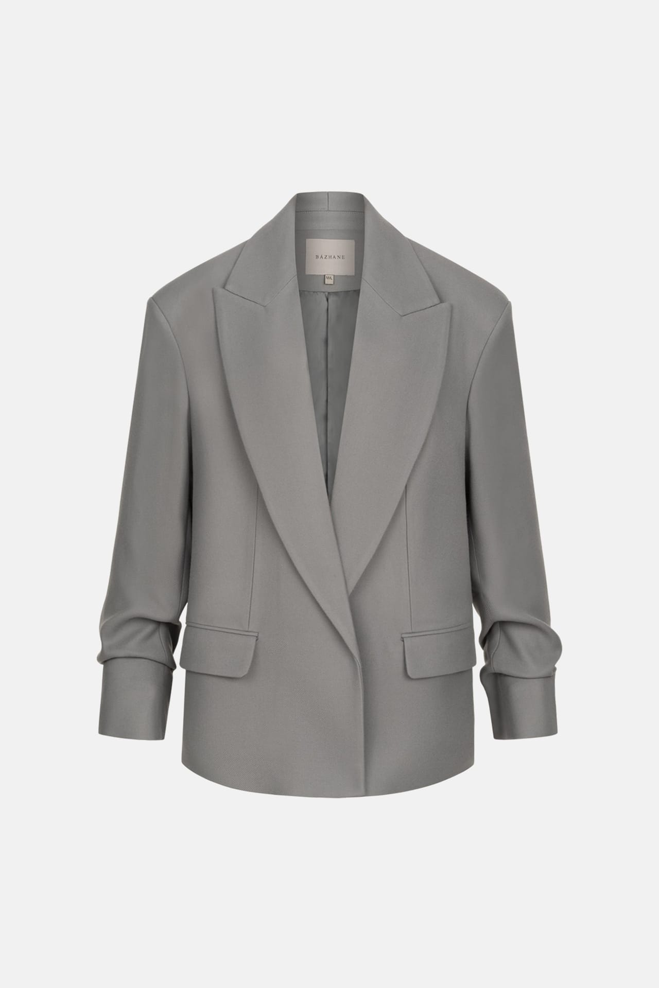 Manteau-veste avec fronces sur la manche - Photo 3