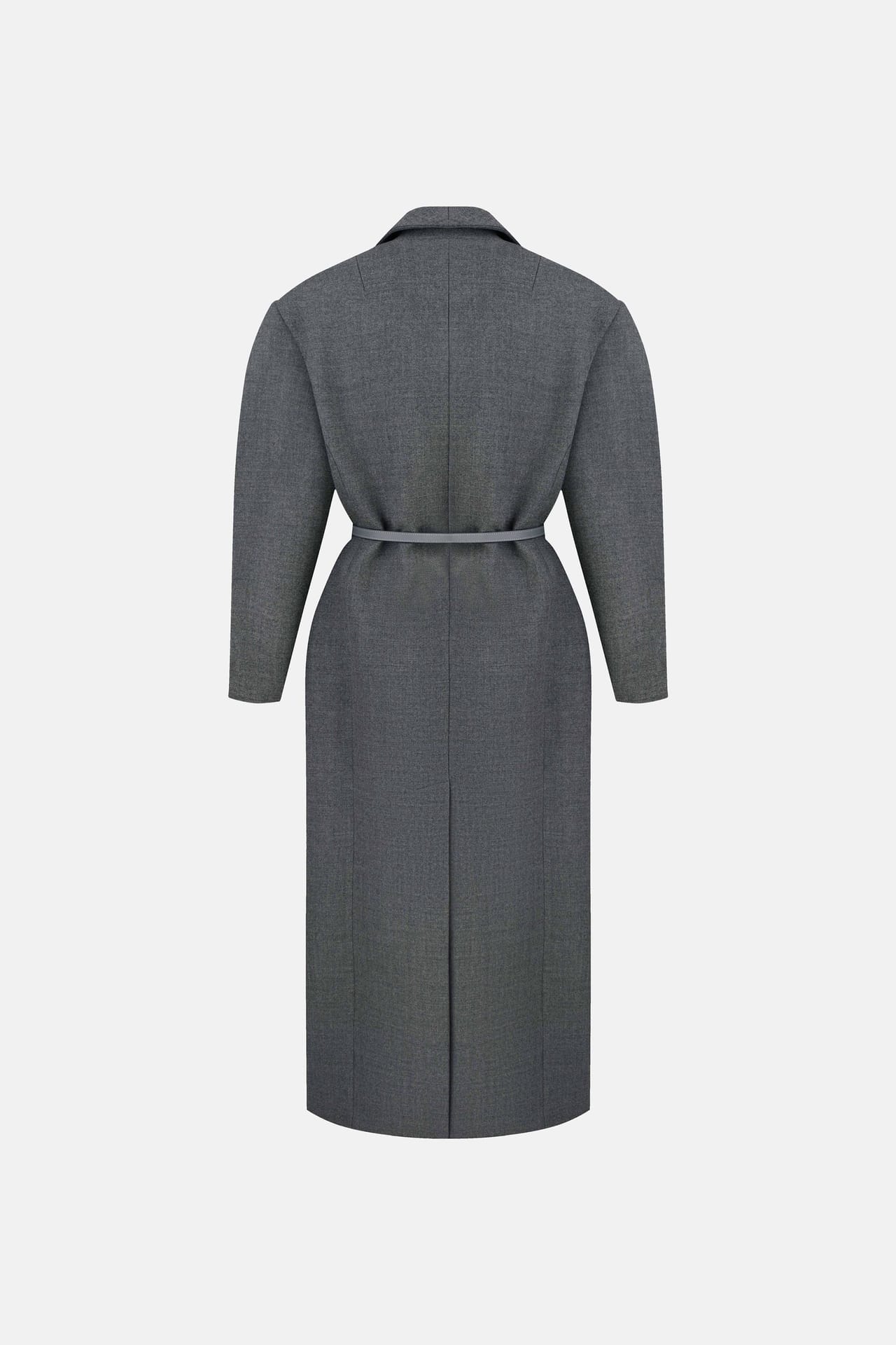 Manteau croisé à épaule accentuée - Photo 4