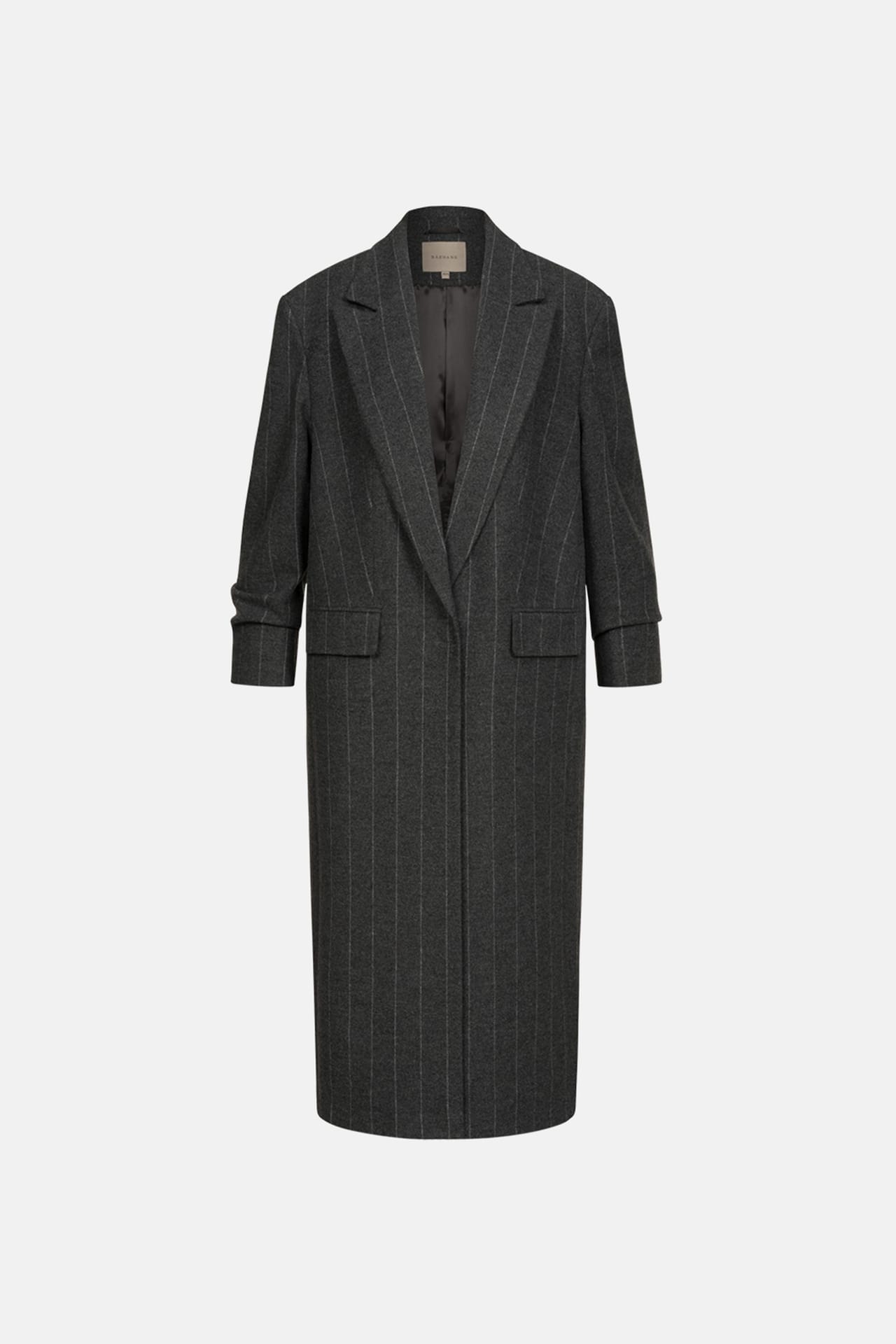 Manteau oversize coupe droite - Photo 3
