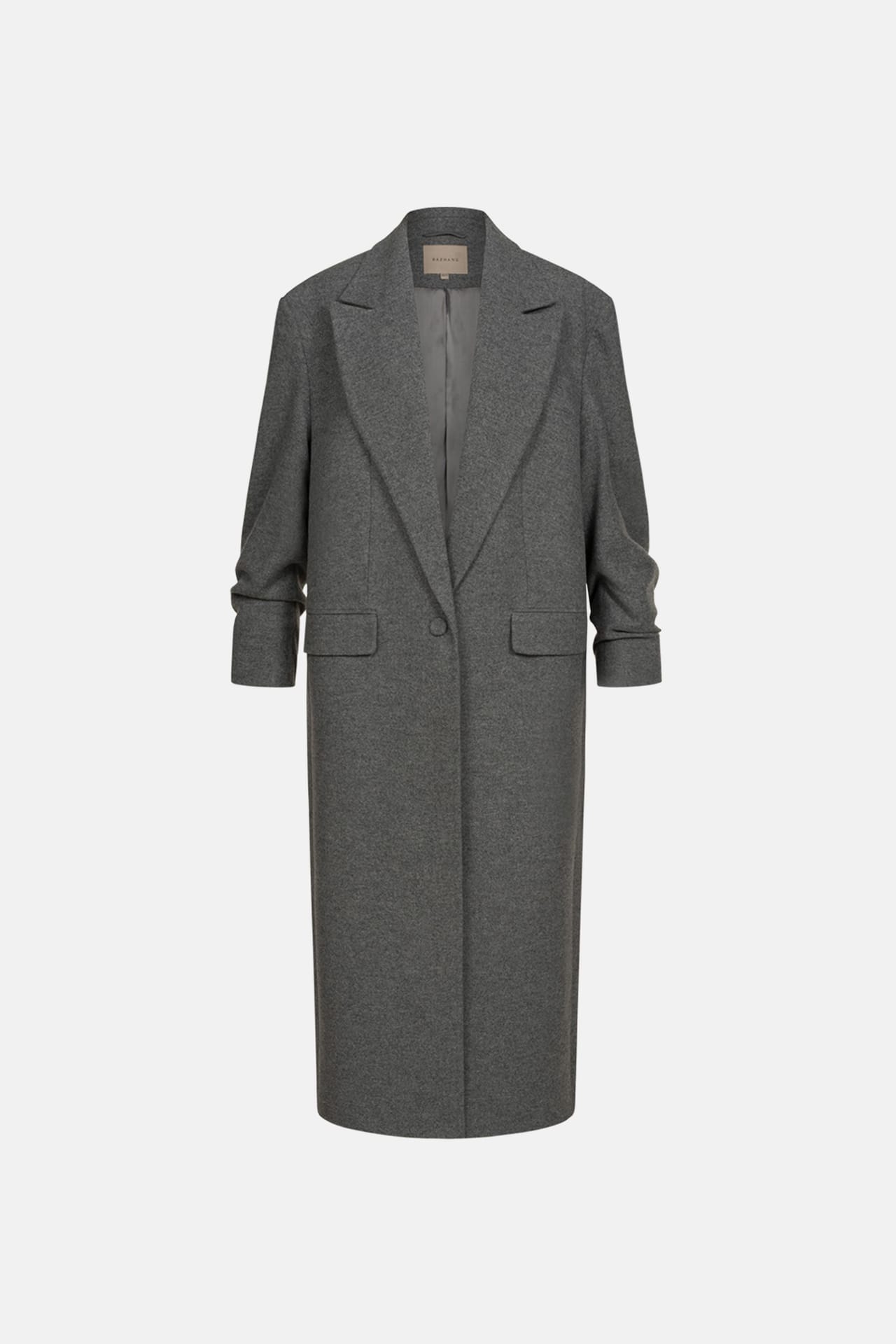 Manteau oversize coupe droite - Photo 3