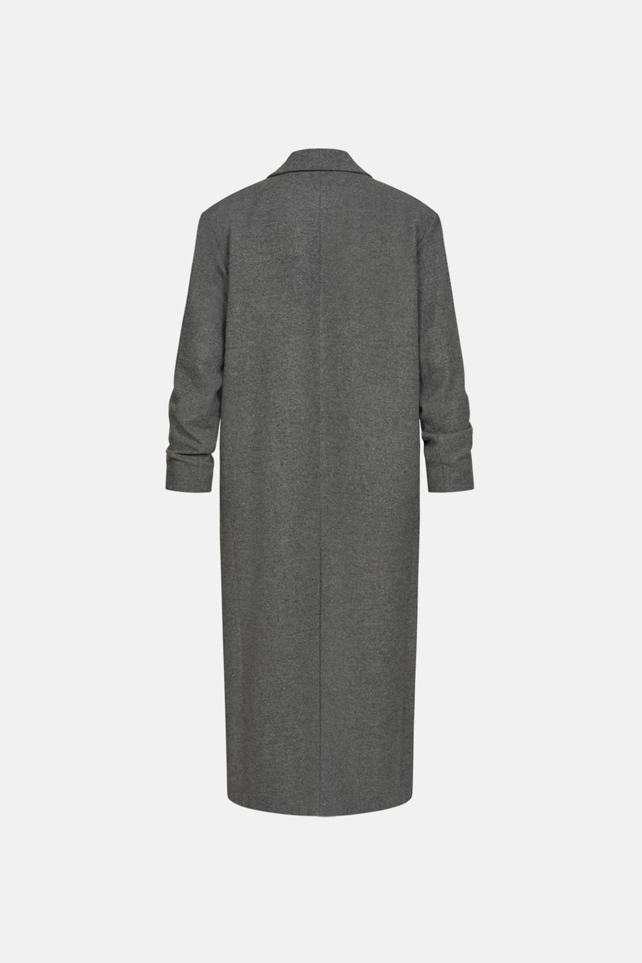 Manteau oversize coupe droite - Photo 4