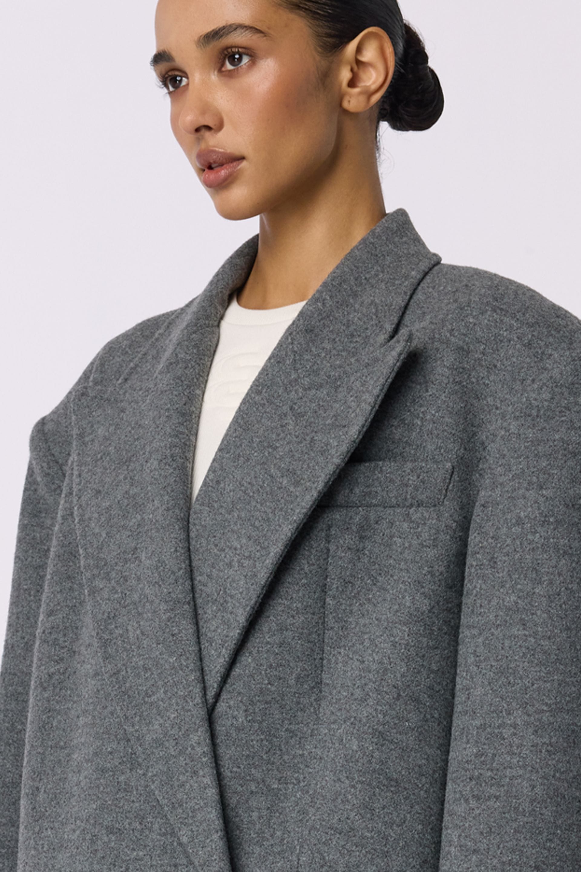 Manteau maxi à manches tombantes - WWU-OC108-7-5 - Photo 5