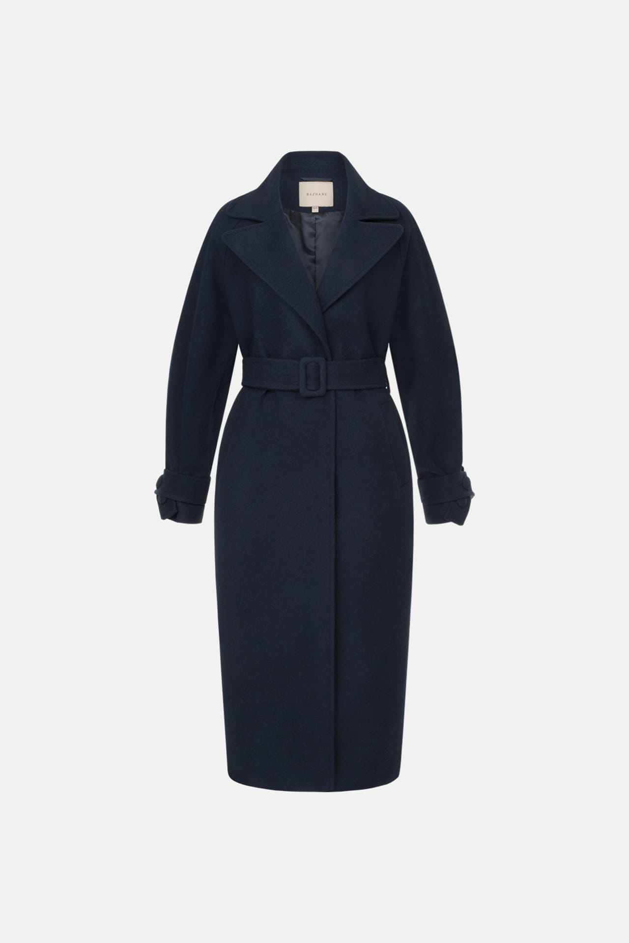 Manteau maxi en alpaga à manches tombantes - Photo 1