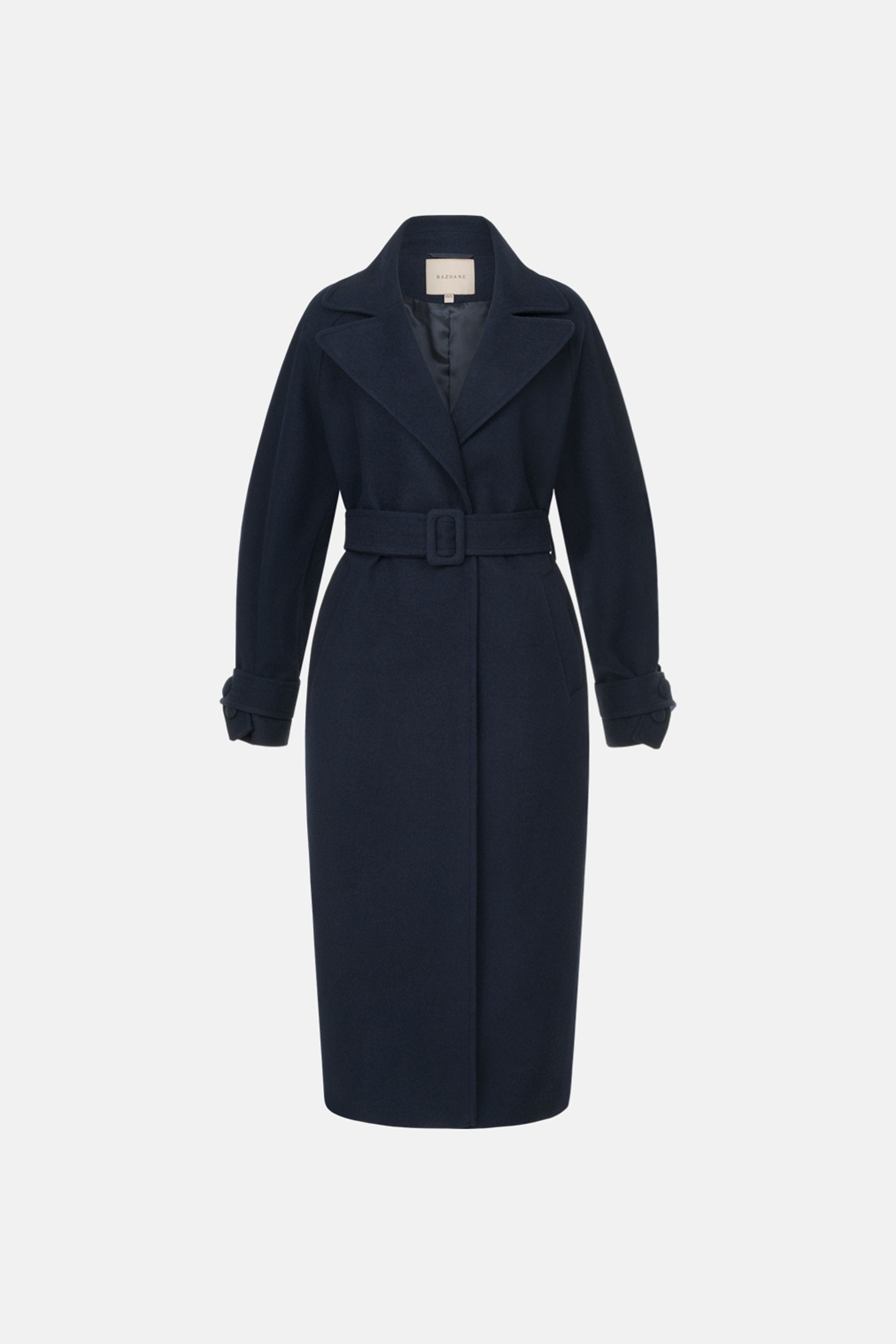 Manteau maxi en alpaga à manches tombantes - WWU-OC110-11-5 - Photo 1
