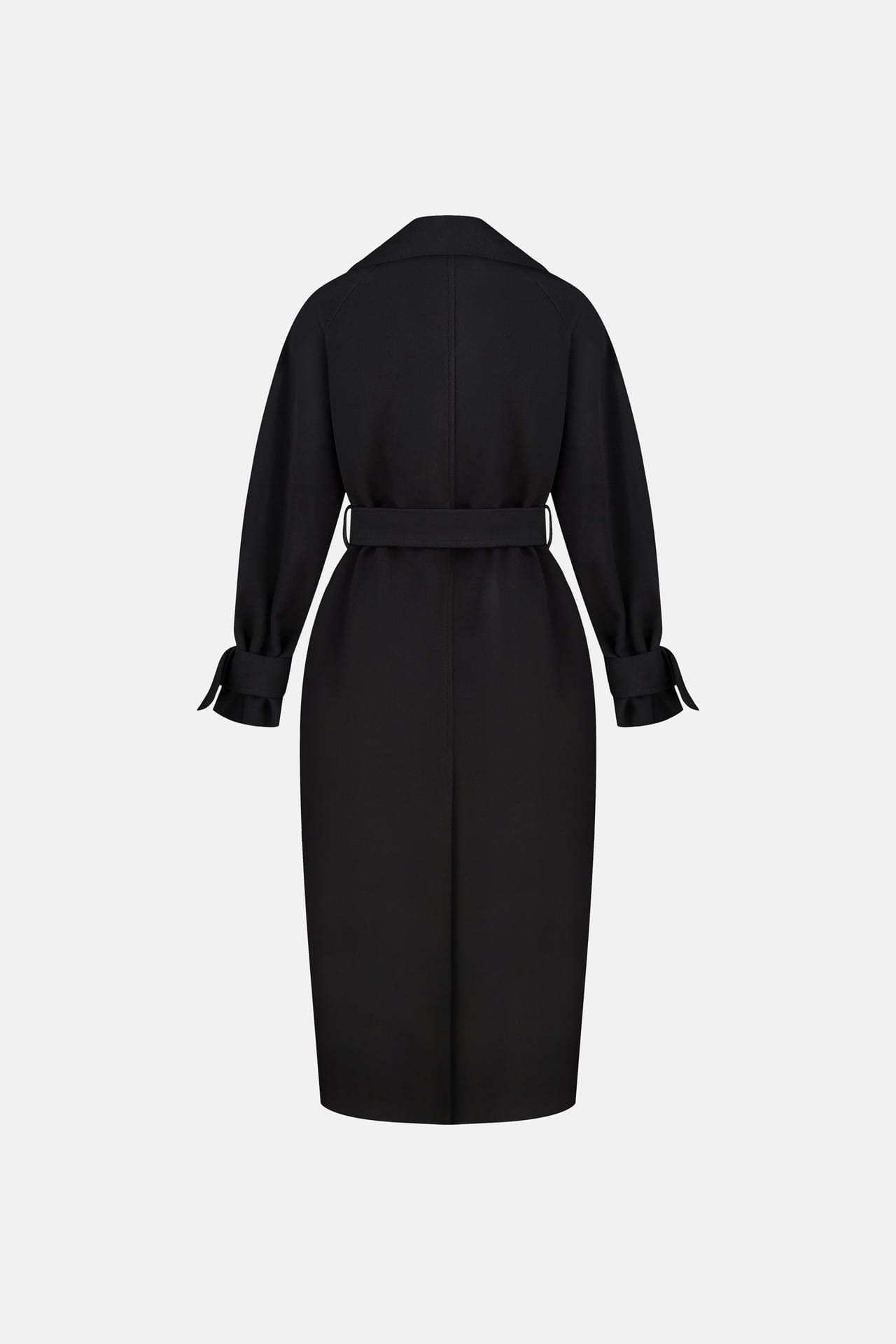Manteau maxi en alpaga à manches tombantes - Photo 2