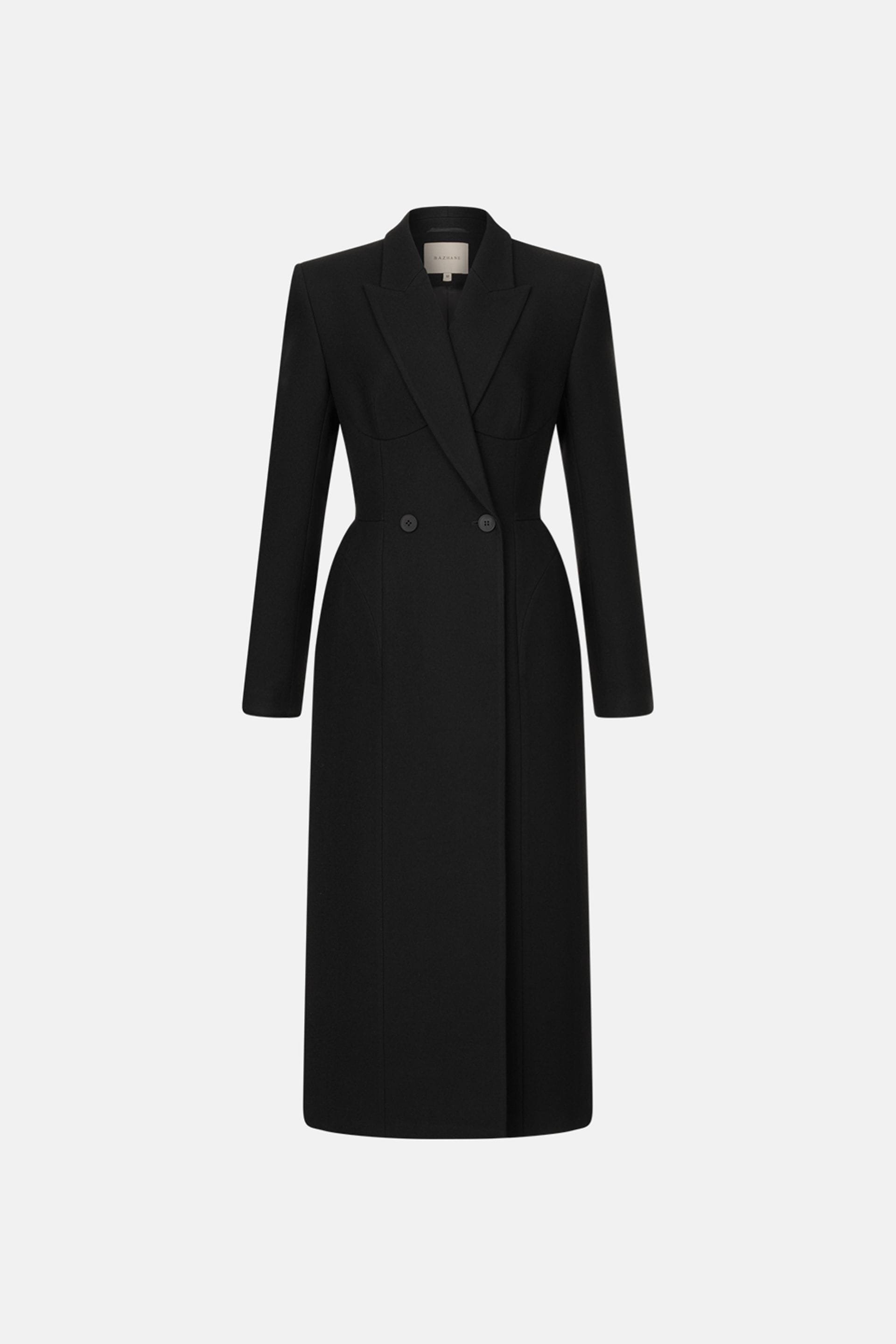 Manteau Noir - WWU-OC1159-2-25-164 - Photo 3