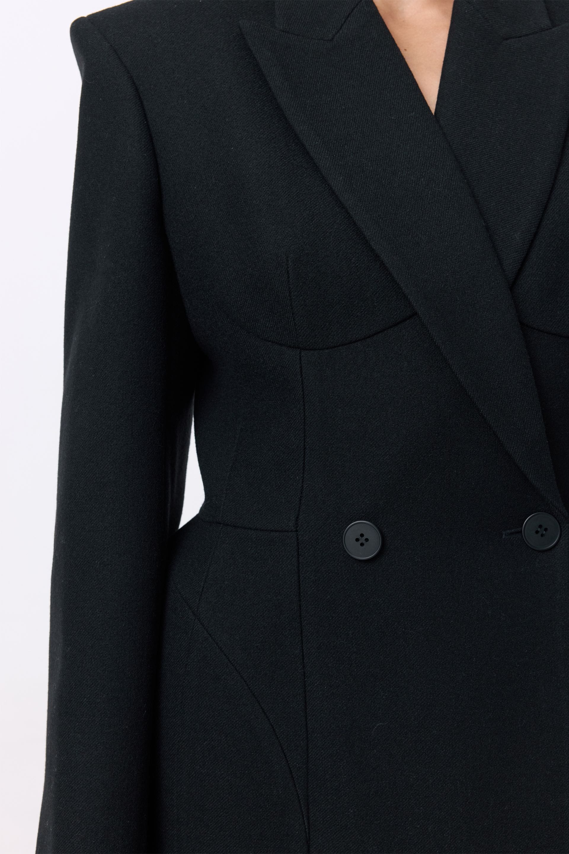 Manteau Noir - WWU-OC1159-2-25-164 - Photo 5