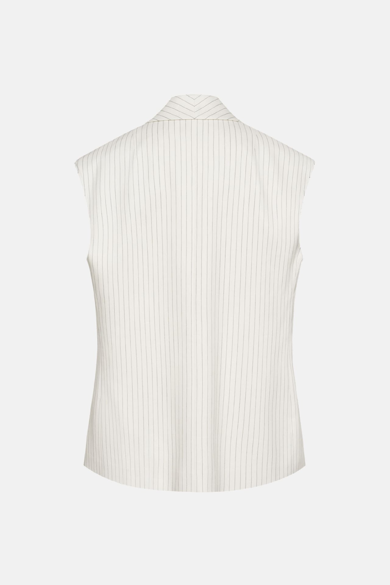 Gilet oversize en lin - Photo 4