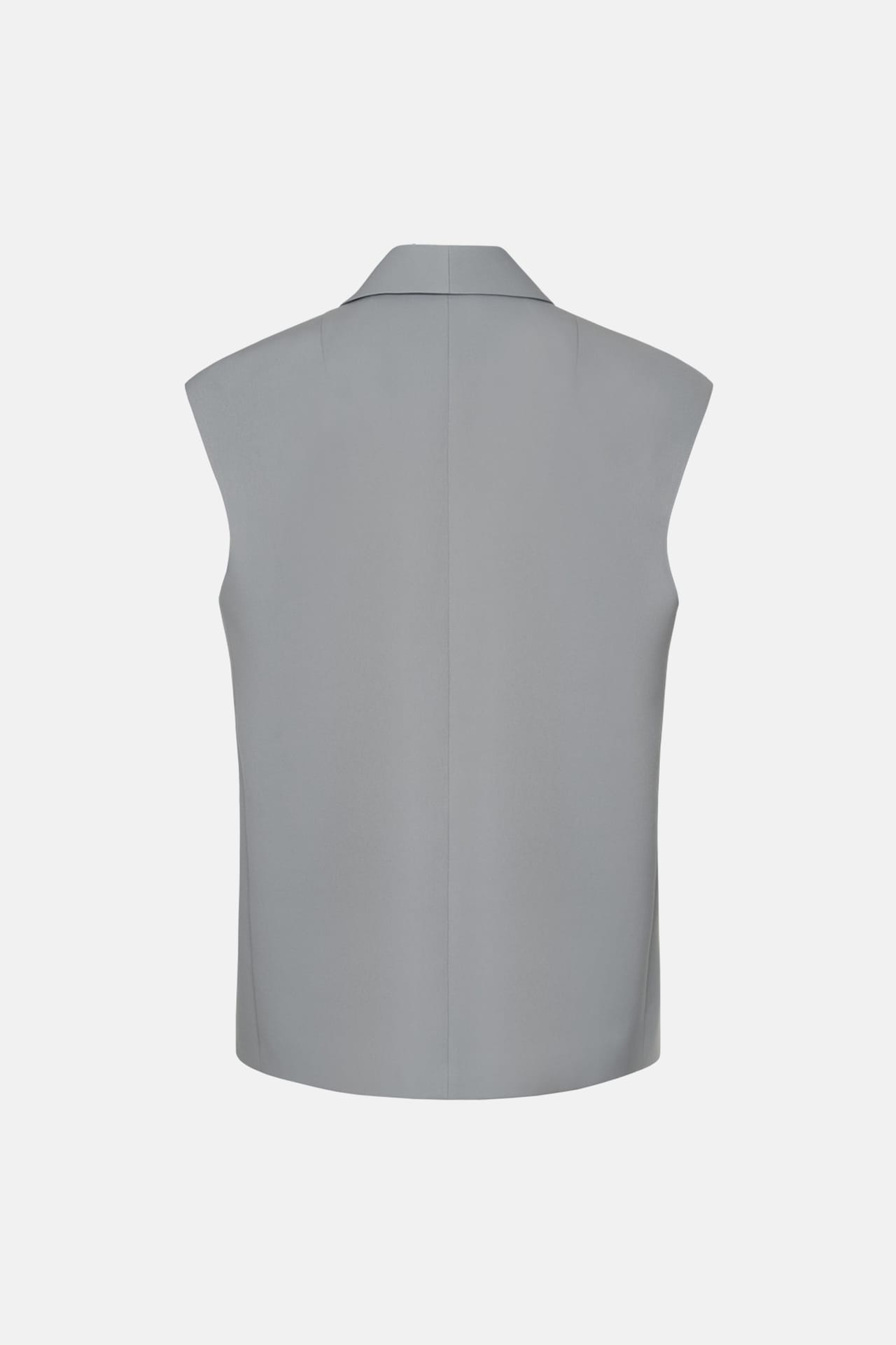 Gilet oversize en coton - Photo 4