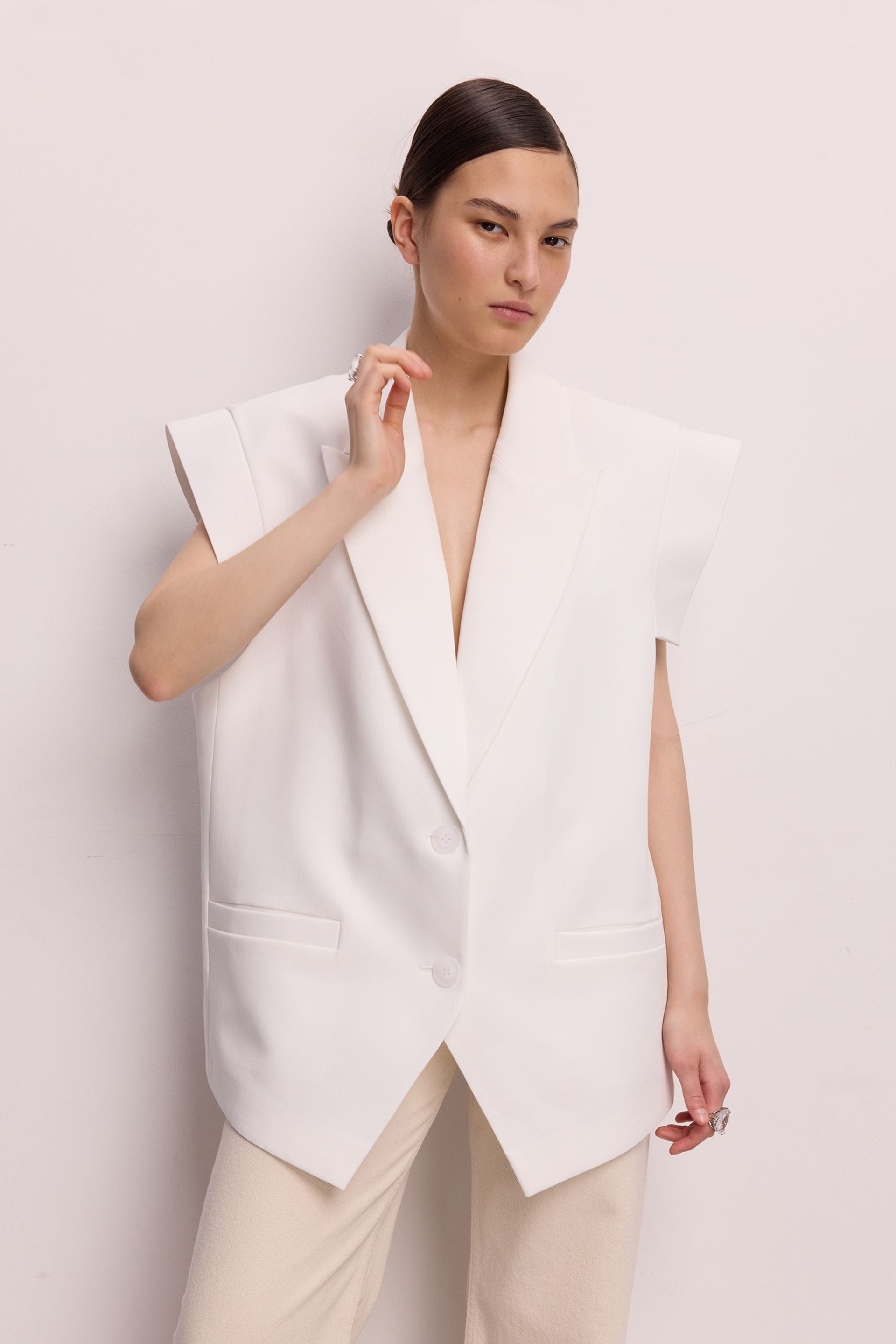 Gilet en coton vif - WWU-VS1135-3-12 - Photo 1
