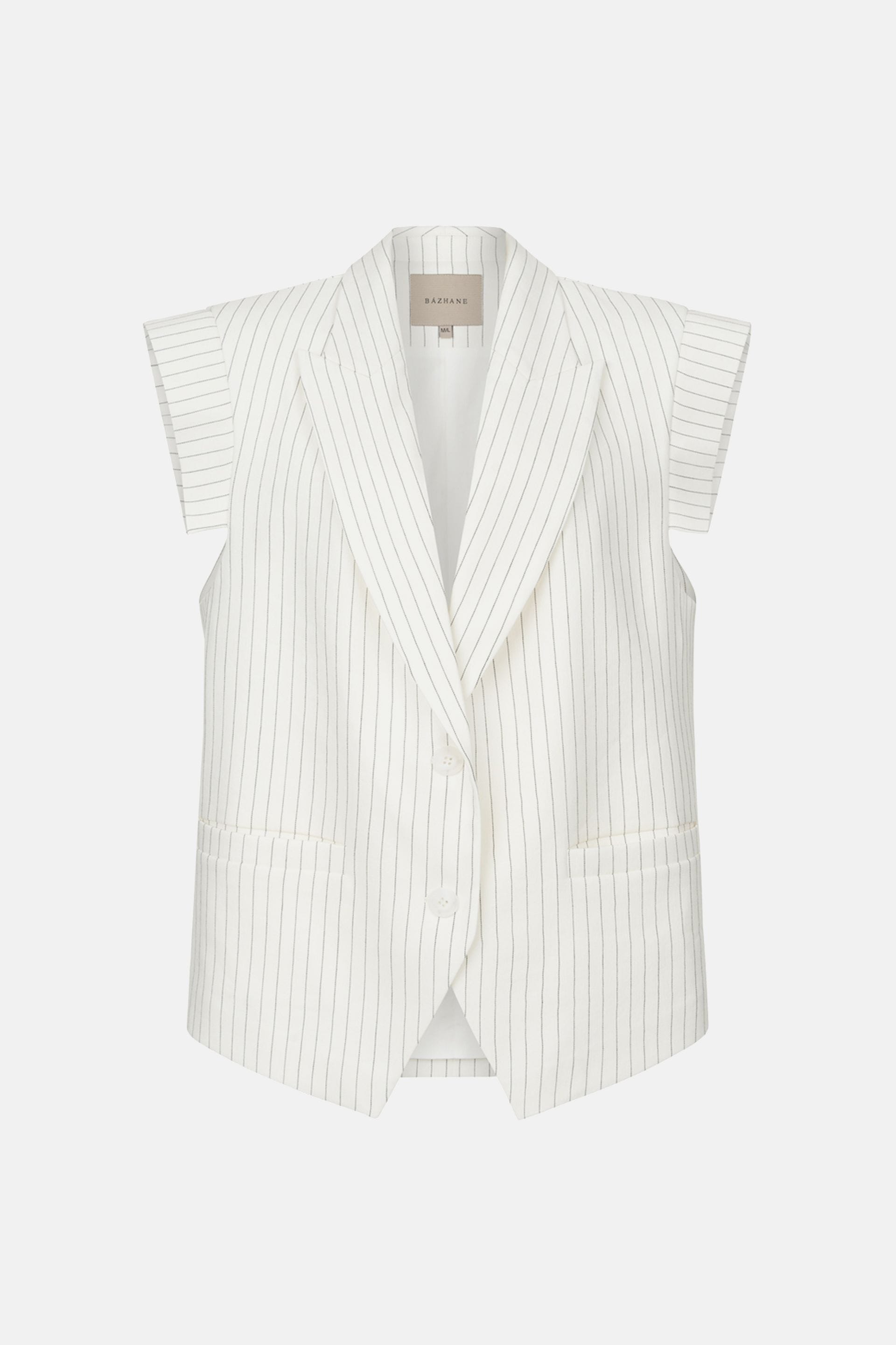 Gilet en lin Vivid - WWU-VS1135-4-8 - Photo 3