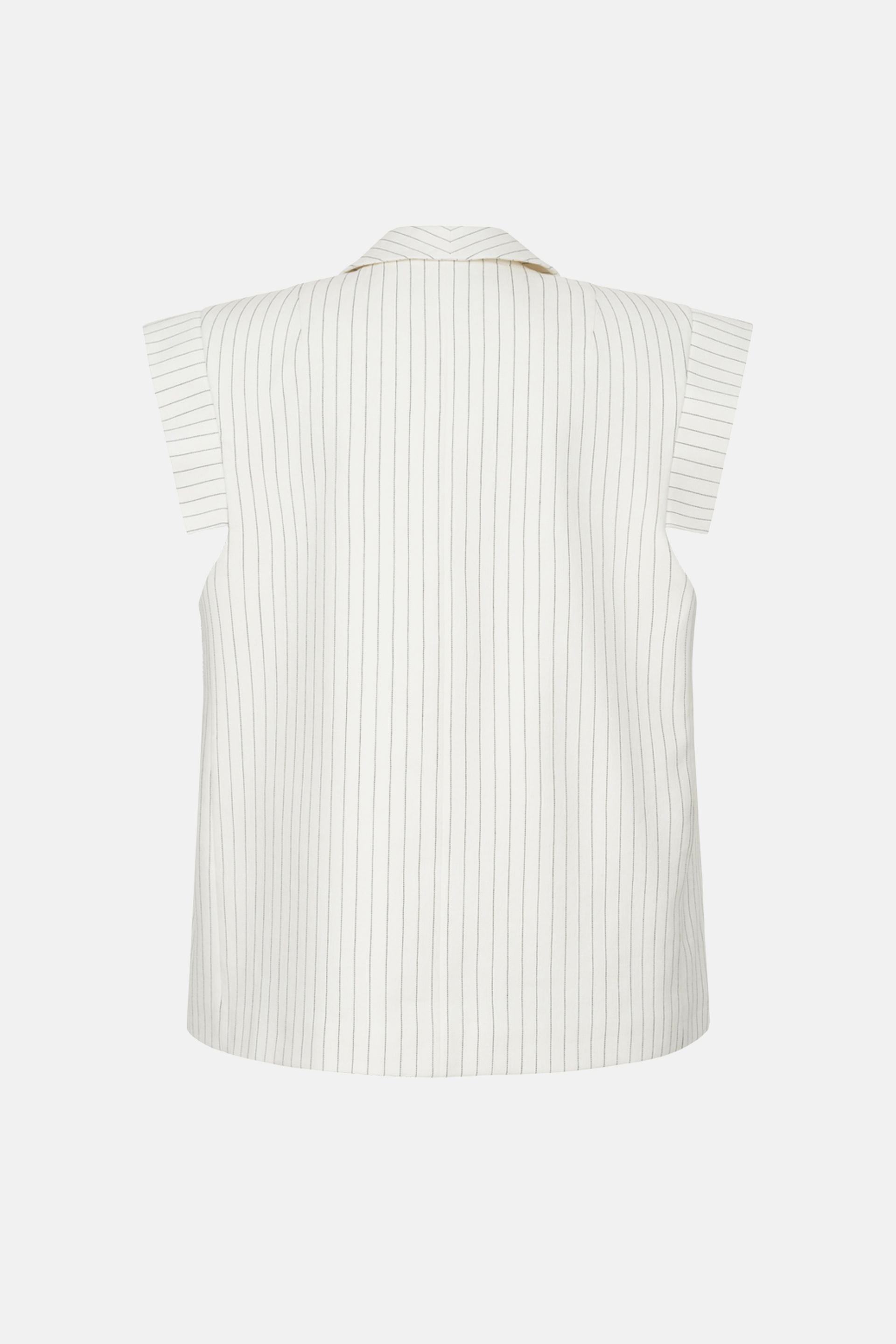 Gilet en lin Vivid - WWU-VS1135-4-8 - Photo 4