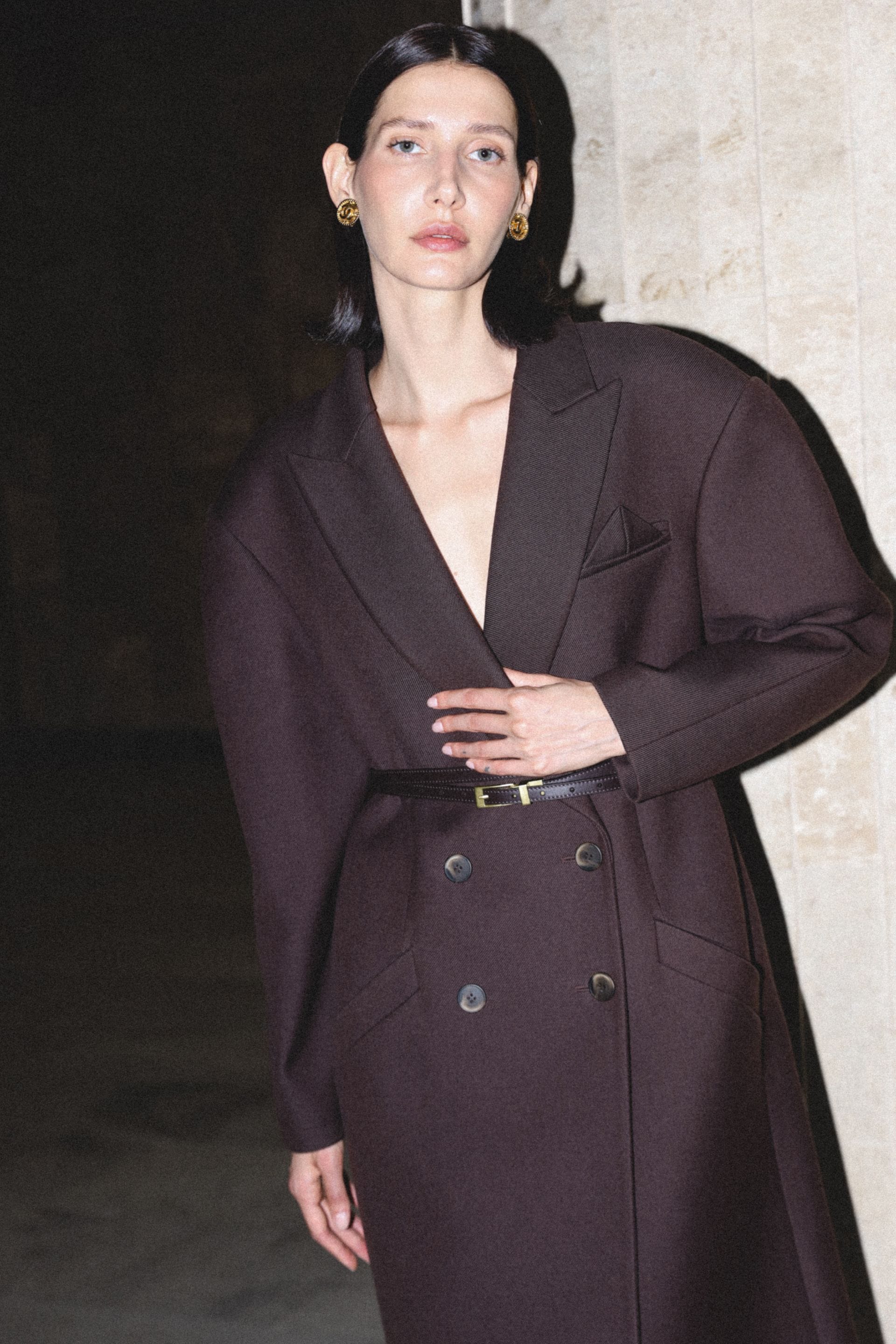 Double thin leather belt - JW-B0015-14-81-184 - Photo 2