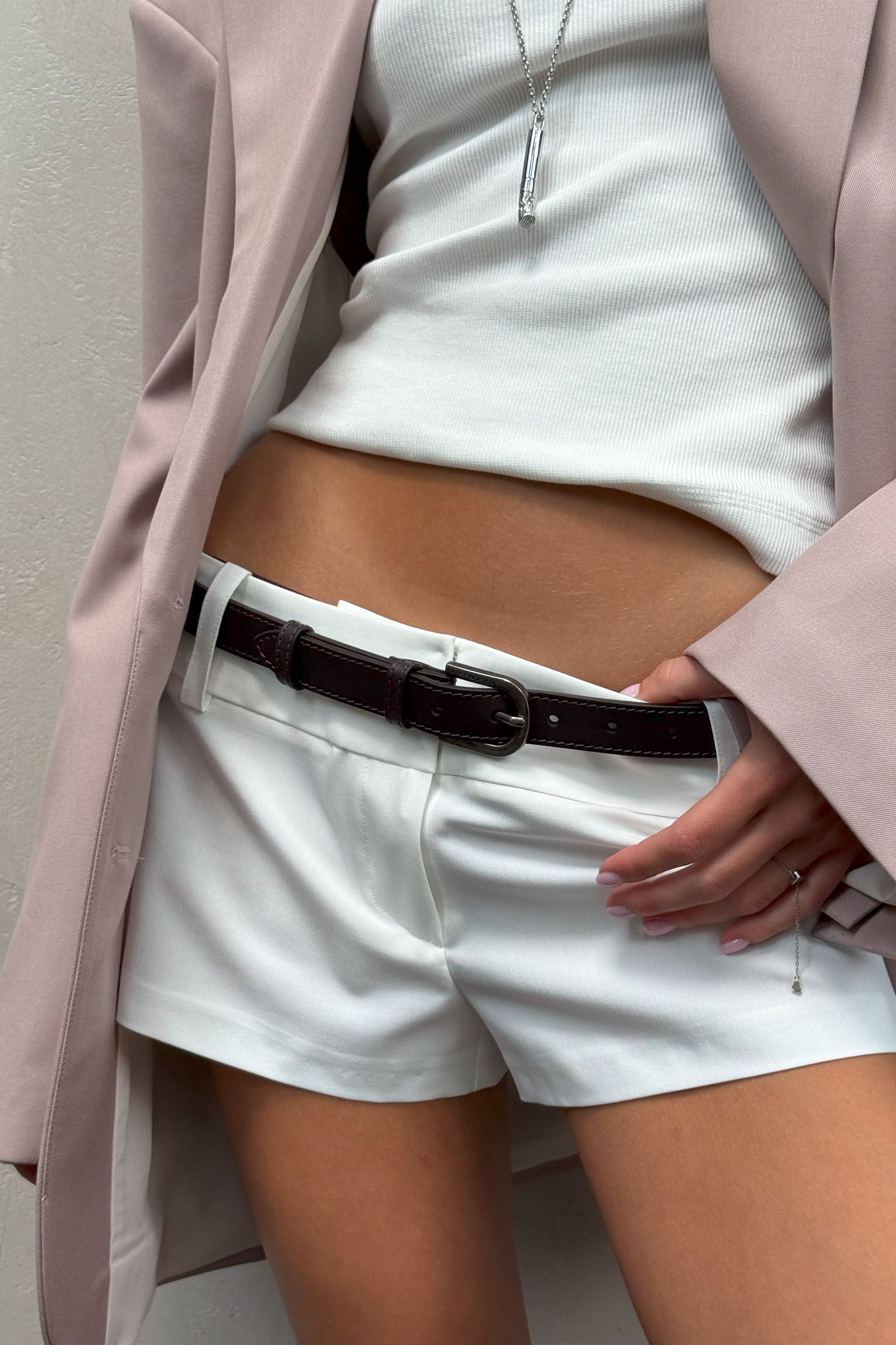 Leather belt - JW-B0017-14-82 - Photo 2