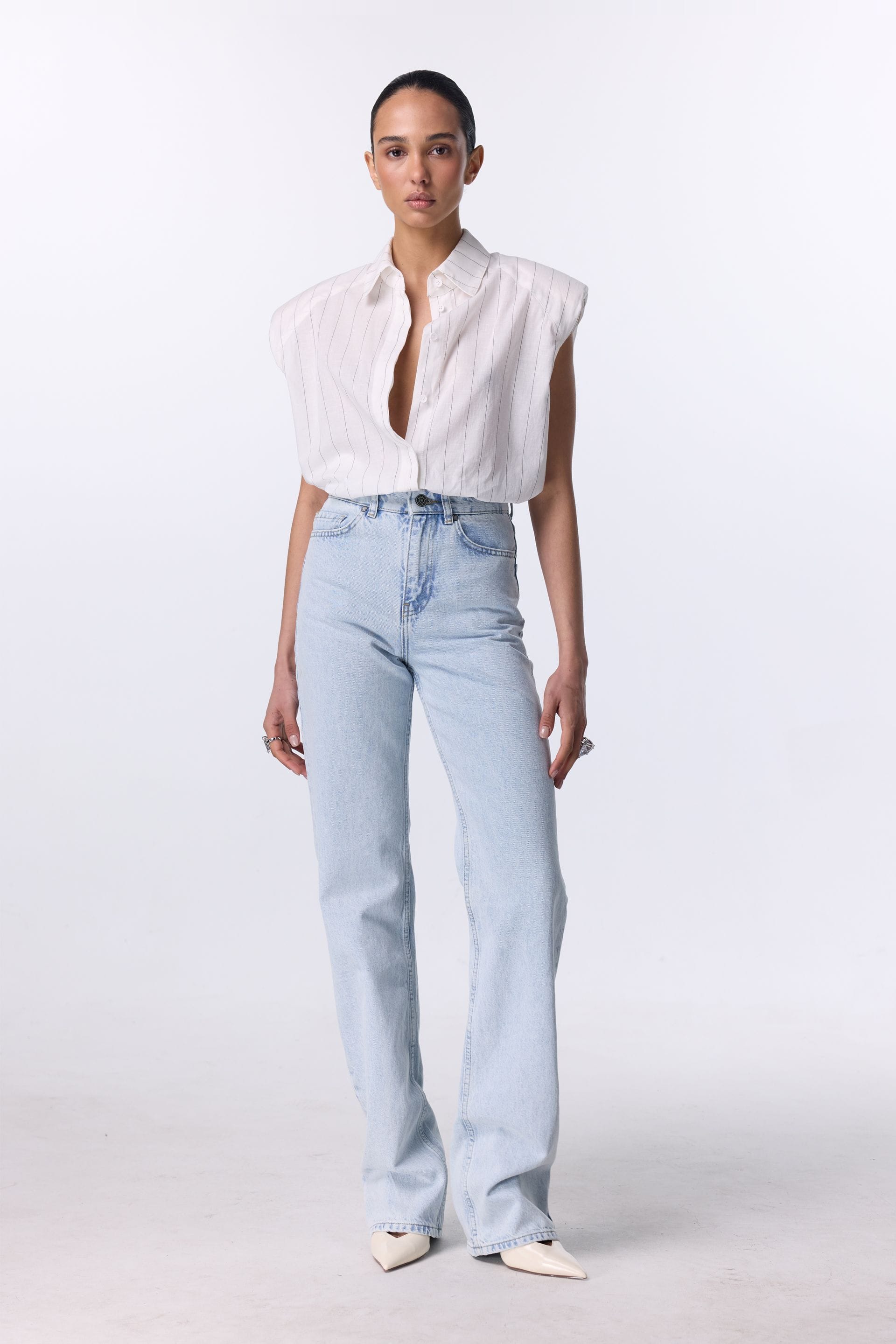 Straight-leg jeans - WWB-DJ1001-30-63 - Photo 3
