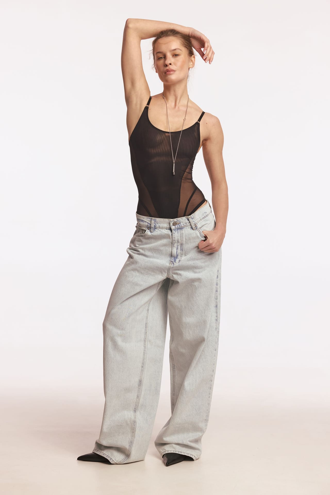 Wide-leg jeans - Photo 1