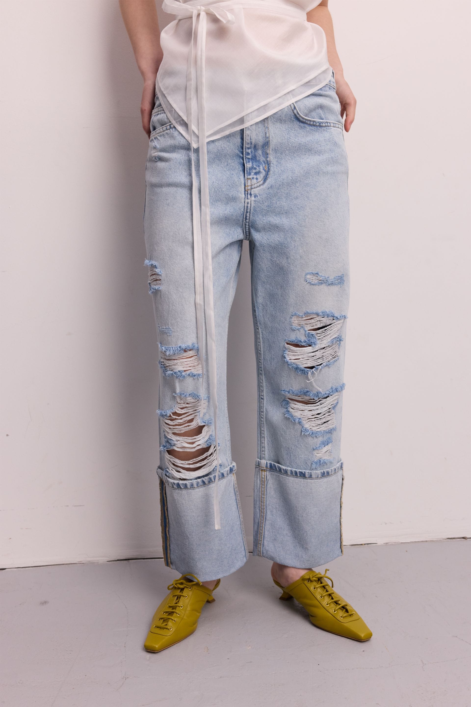 Boyish Ripped Jeans - WWB-DJ1006-30-63 - Photo 5