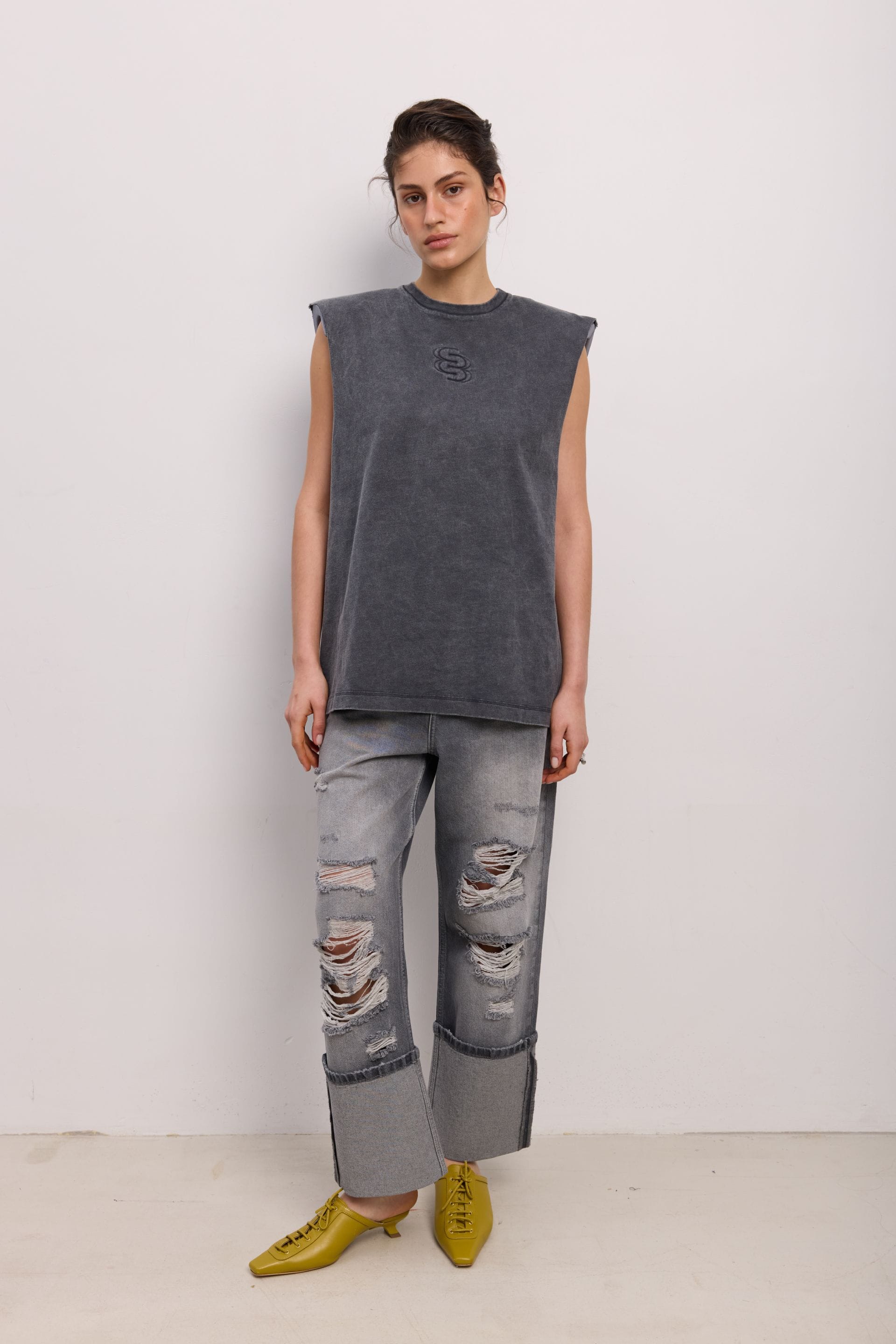 Boyish Ripped Jeans - WWB-DJ1006-7-63 - Photo 1