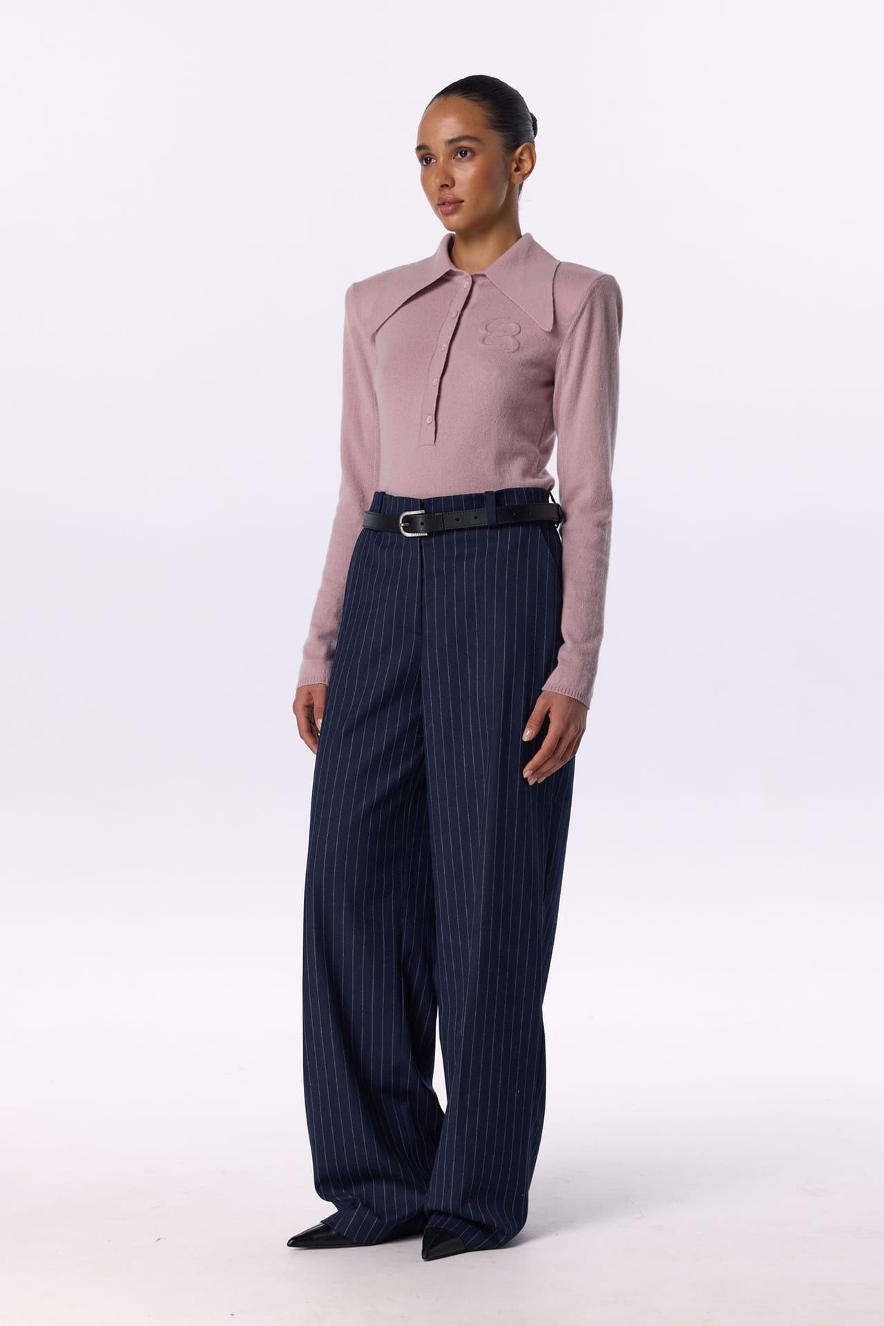 Mid-rise wool pants - Photo 5