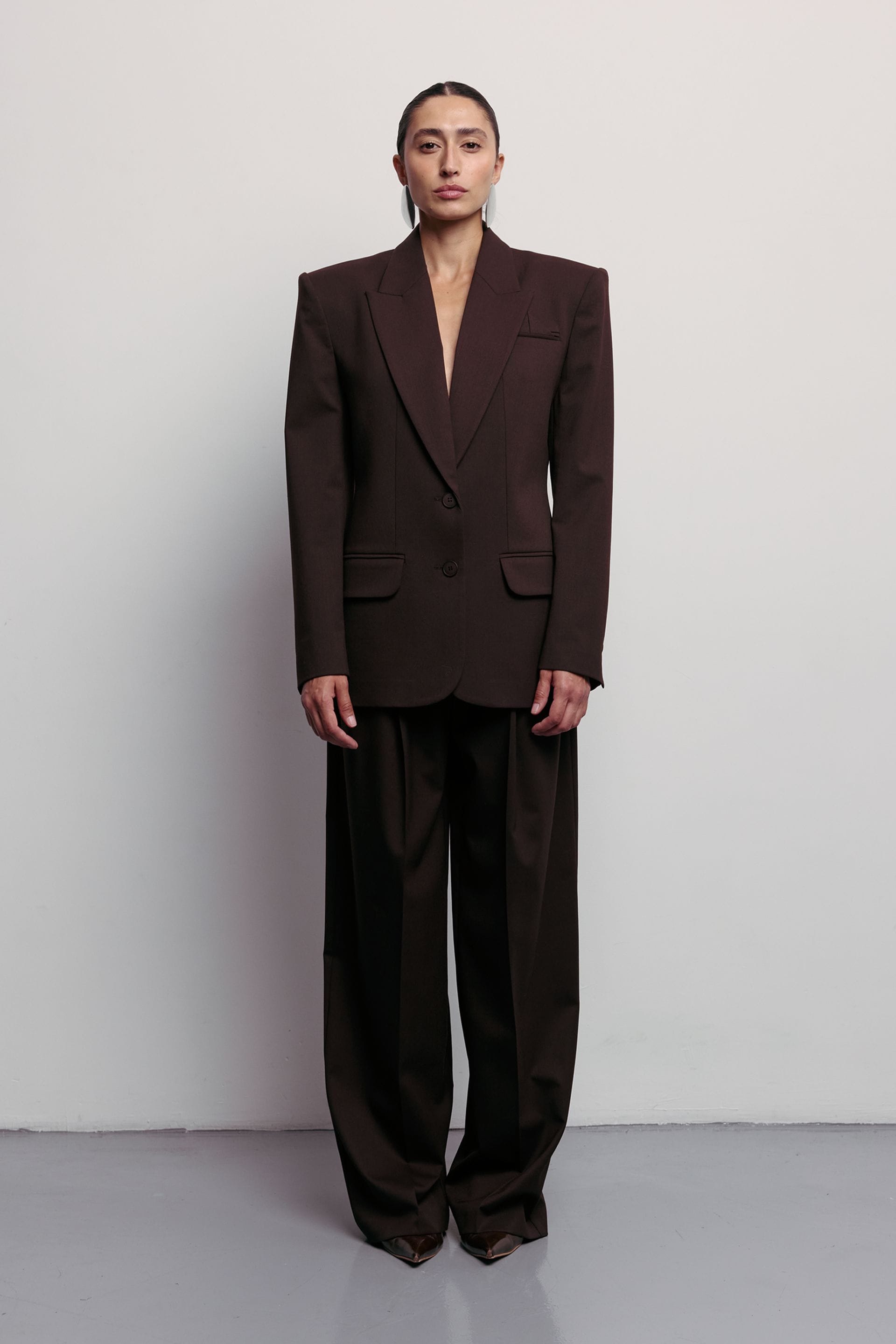 Pantalon en laine Relax Pants - WWB-P1068-14-1 - Photo 1
