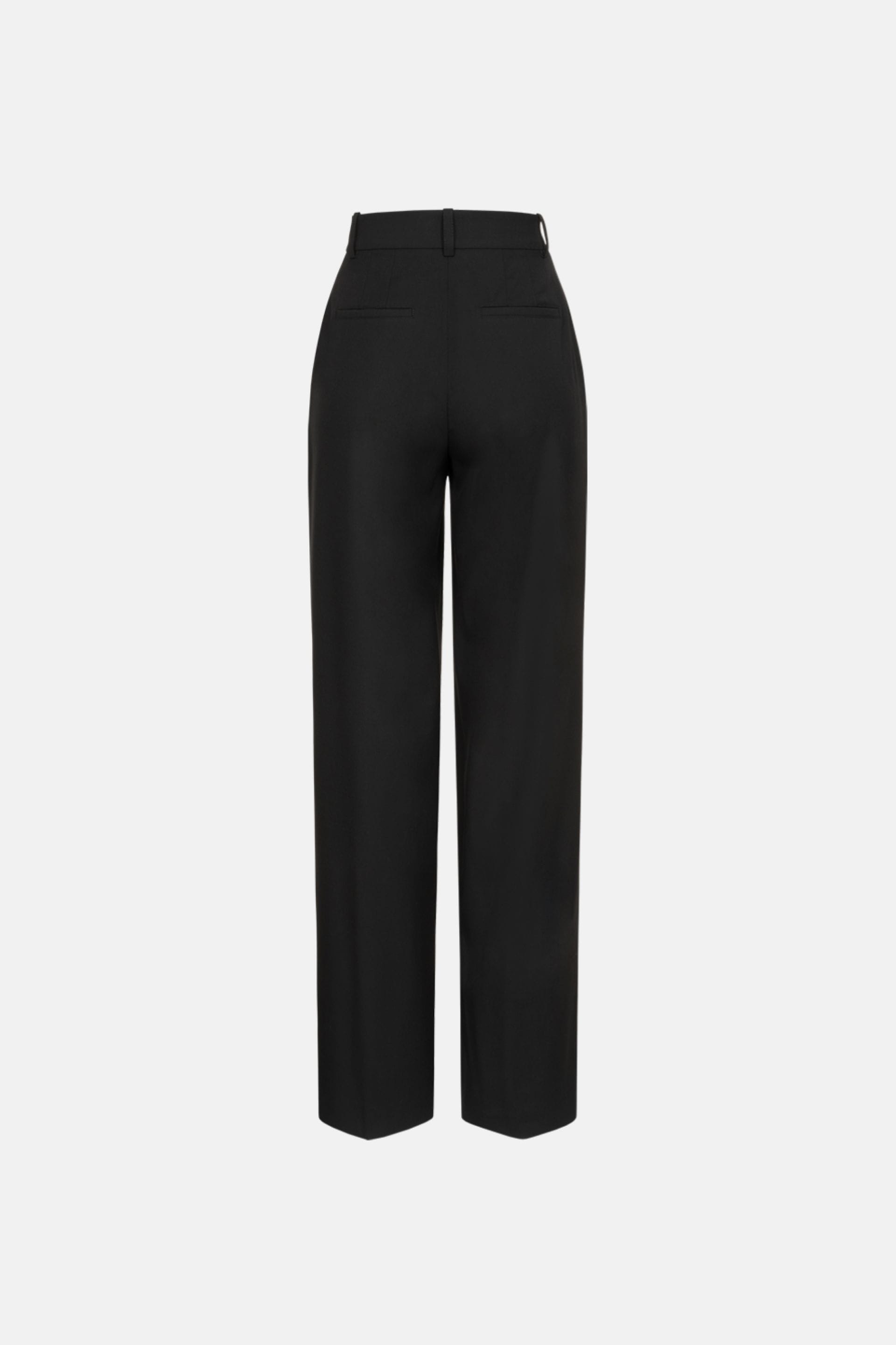 Relaxed cotton trousers with a mid-rise fit - WWB-P1068-2-11 - Photo 2