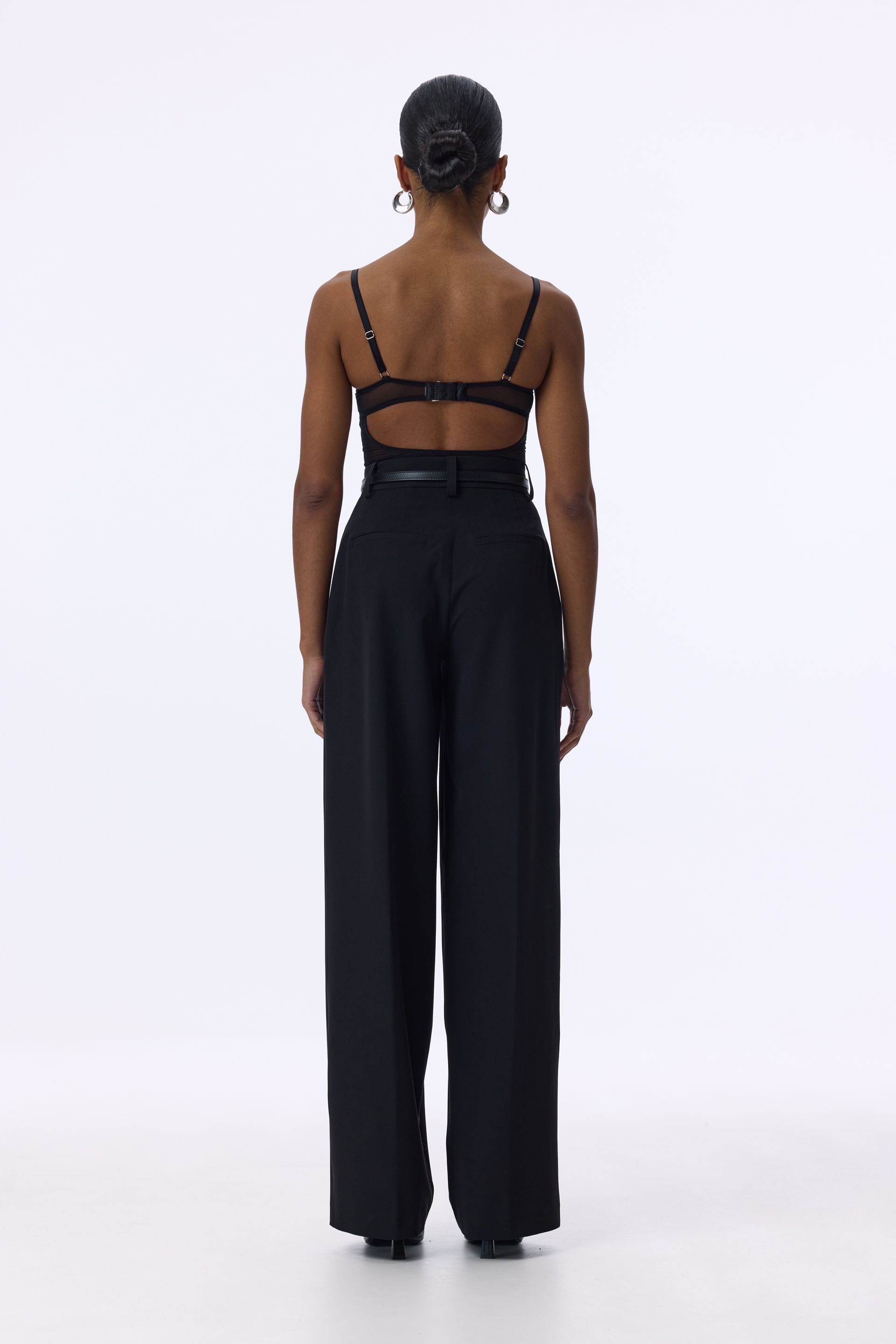 Pantalon en coton Relax à taille moyenne - WWB-P1068-2-11 - Photo 2