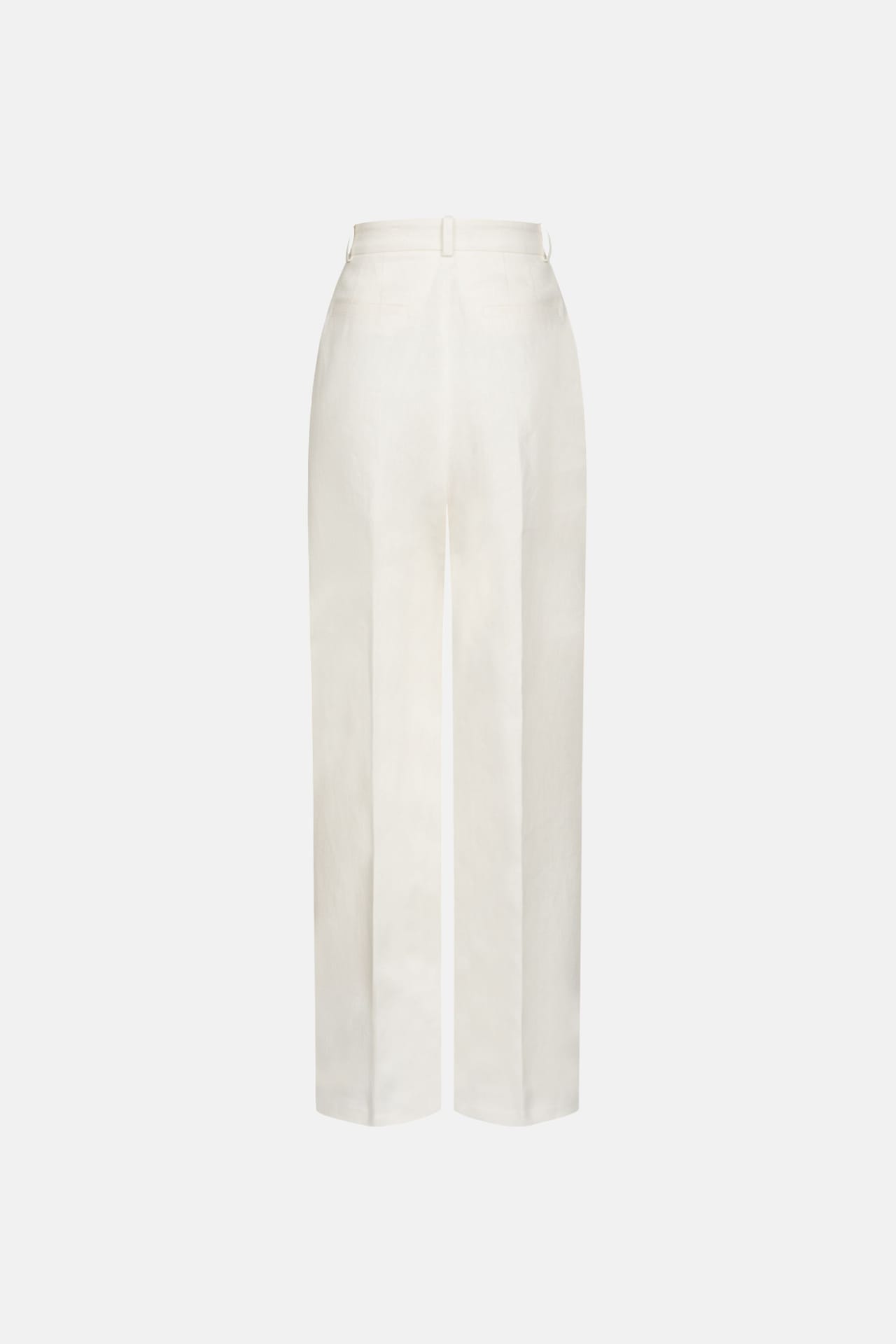 Linen relaxed trousers with a medium fit - Photo 2
